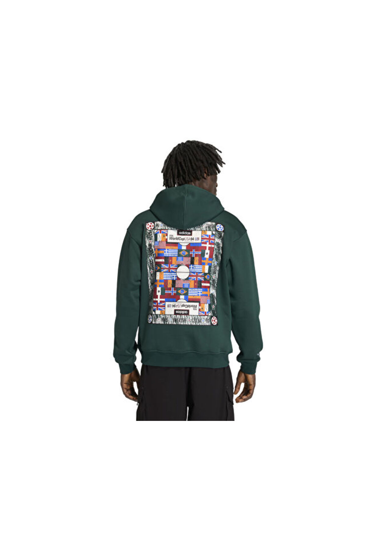 adidas Flag Gfx Hd Erkek Günlük Sweatshirts KD1436 Yeşil