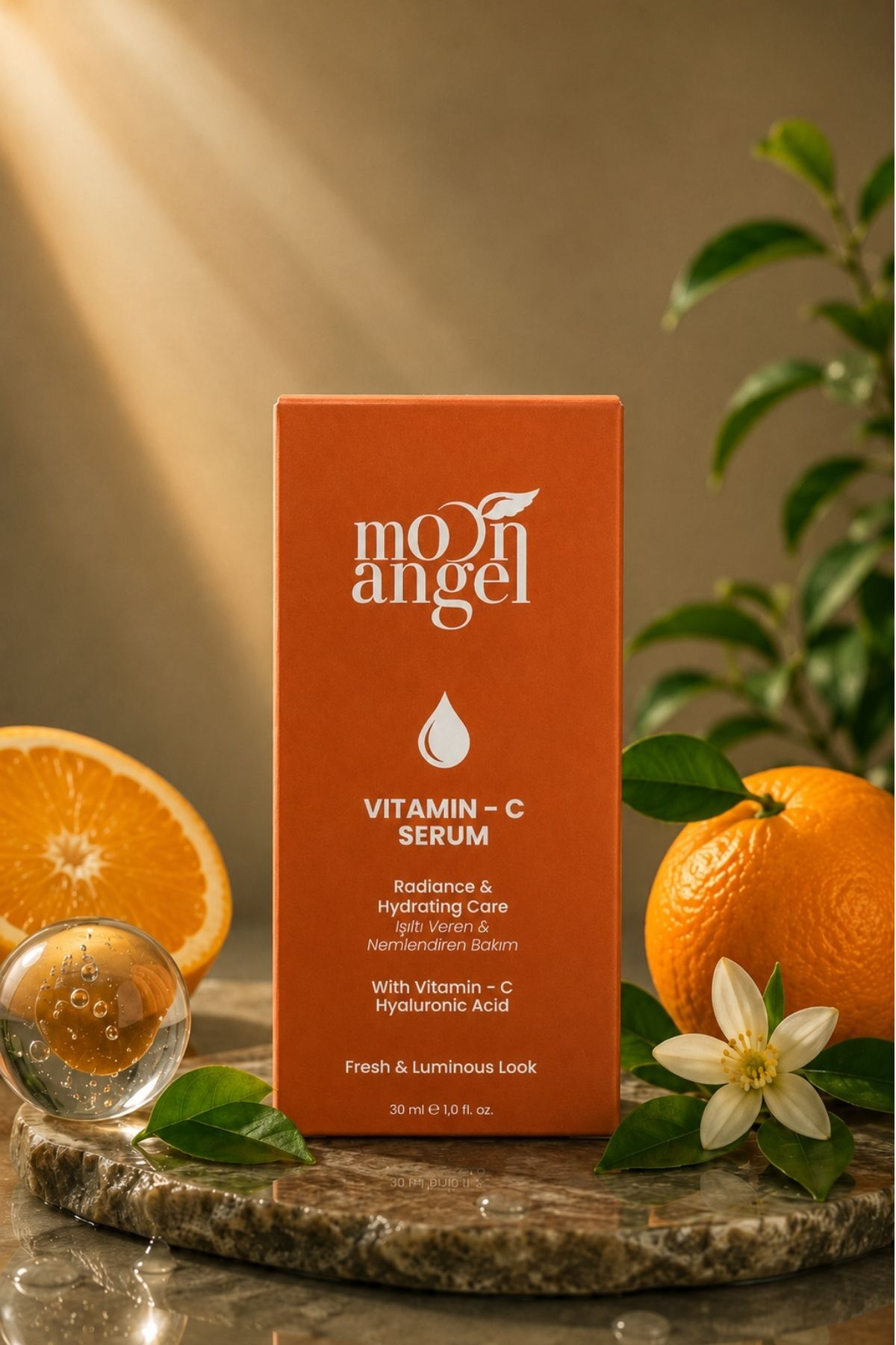 Vitamin C Serum (Hyaluronik Asit) Aydınlatıcı Cilt Tonu Eşitleyici Bakım Serumu 30 ml — görsel 3