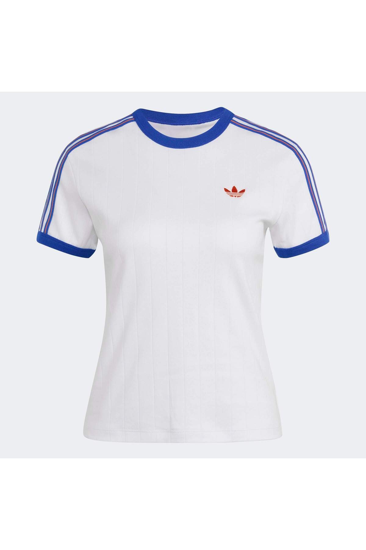 adidas Pstripe Ss Tee Kadın Spor T-shirt KS9995 görsel 4