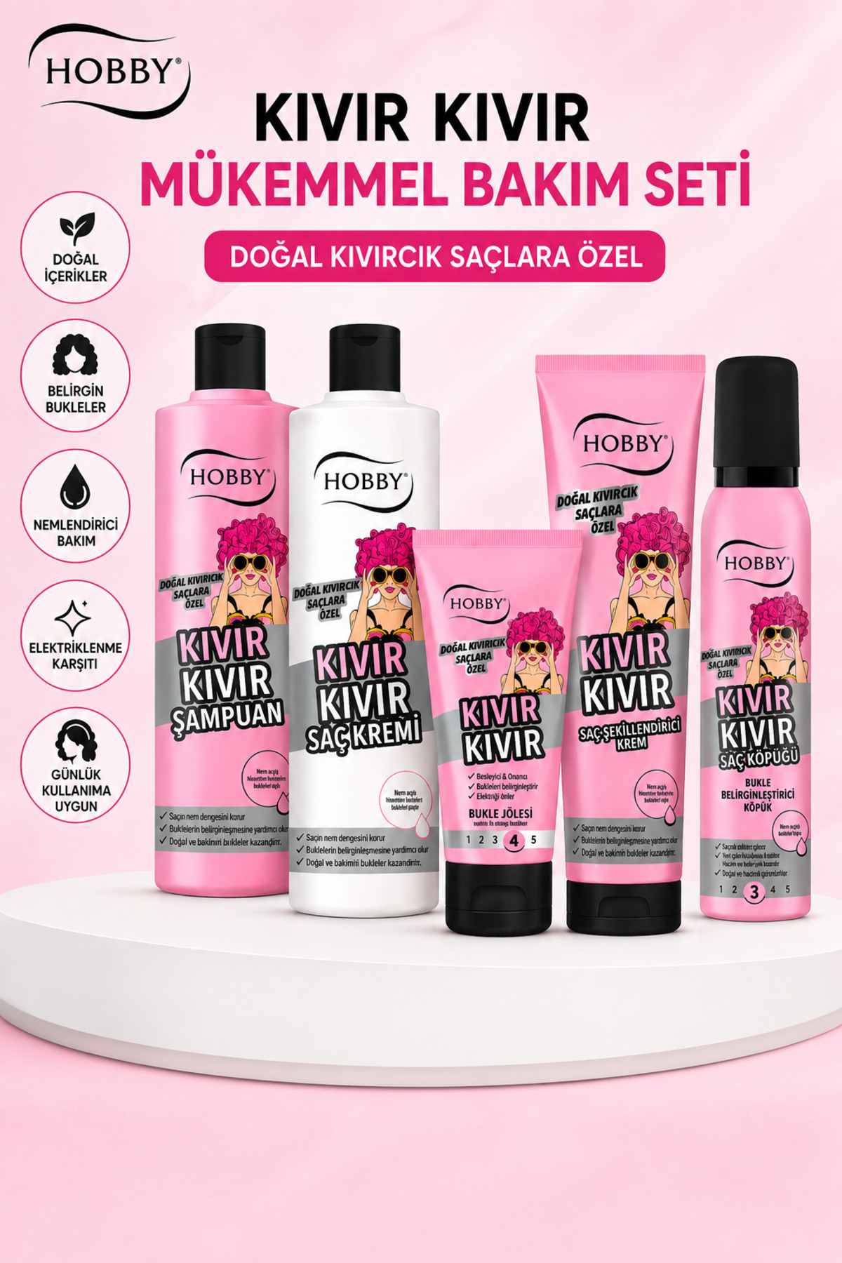 Kıvır Kıvır Saç Köpüğü 150 ml — NCF--KıvırKöpük — تصویر 4 از 4