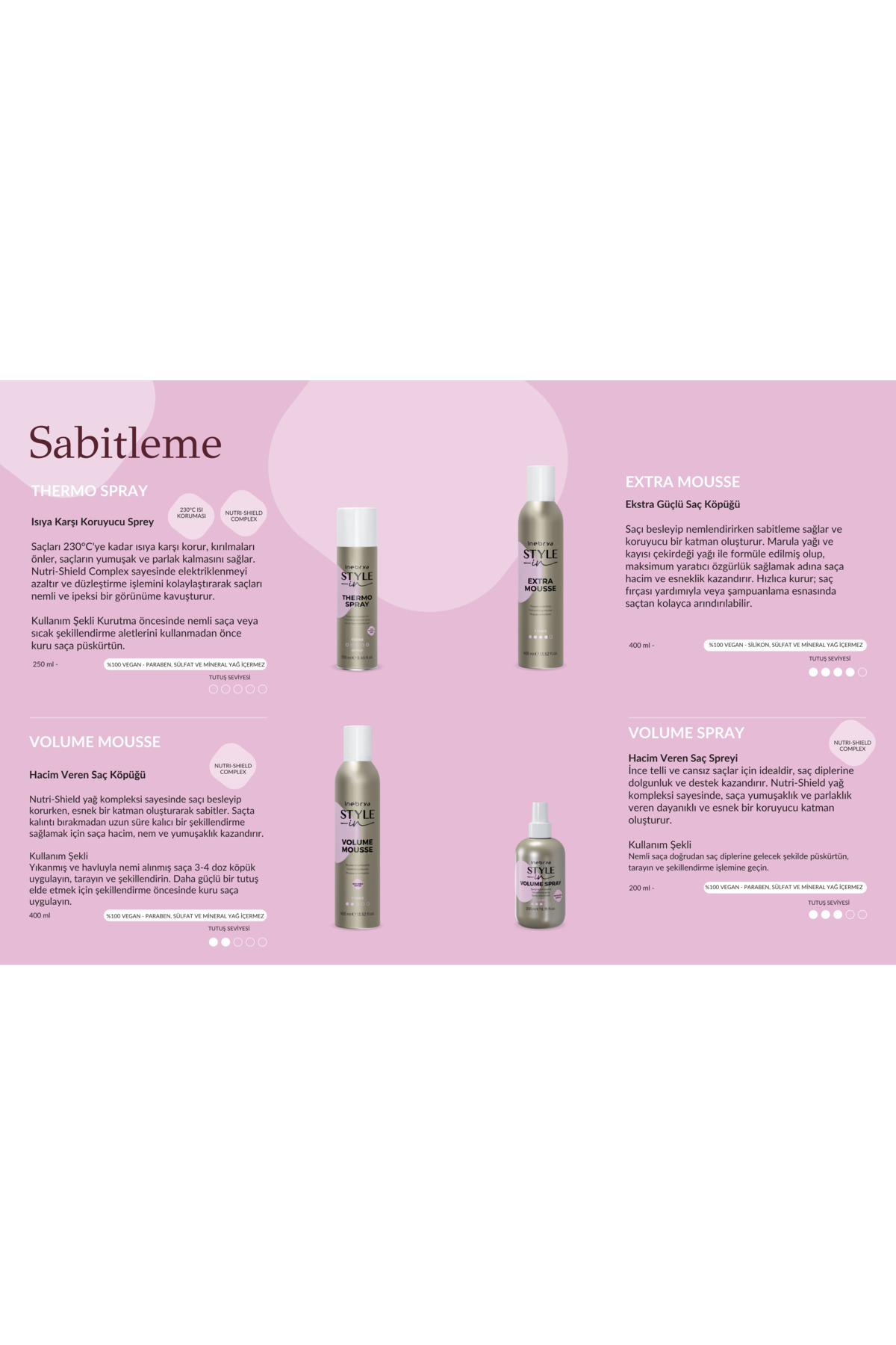 Style-In Extra Mousse Ekstra Güçlü Saç Köpüğü 400 ml — INS-463 — تصویر 5 از 7