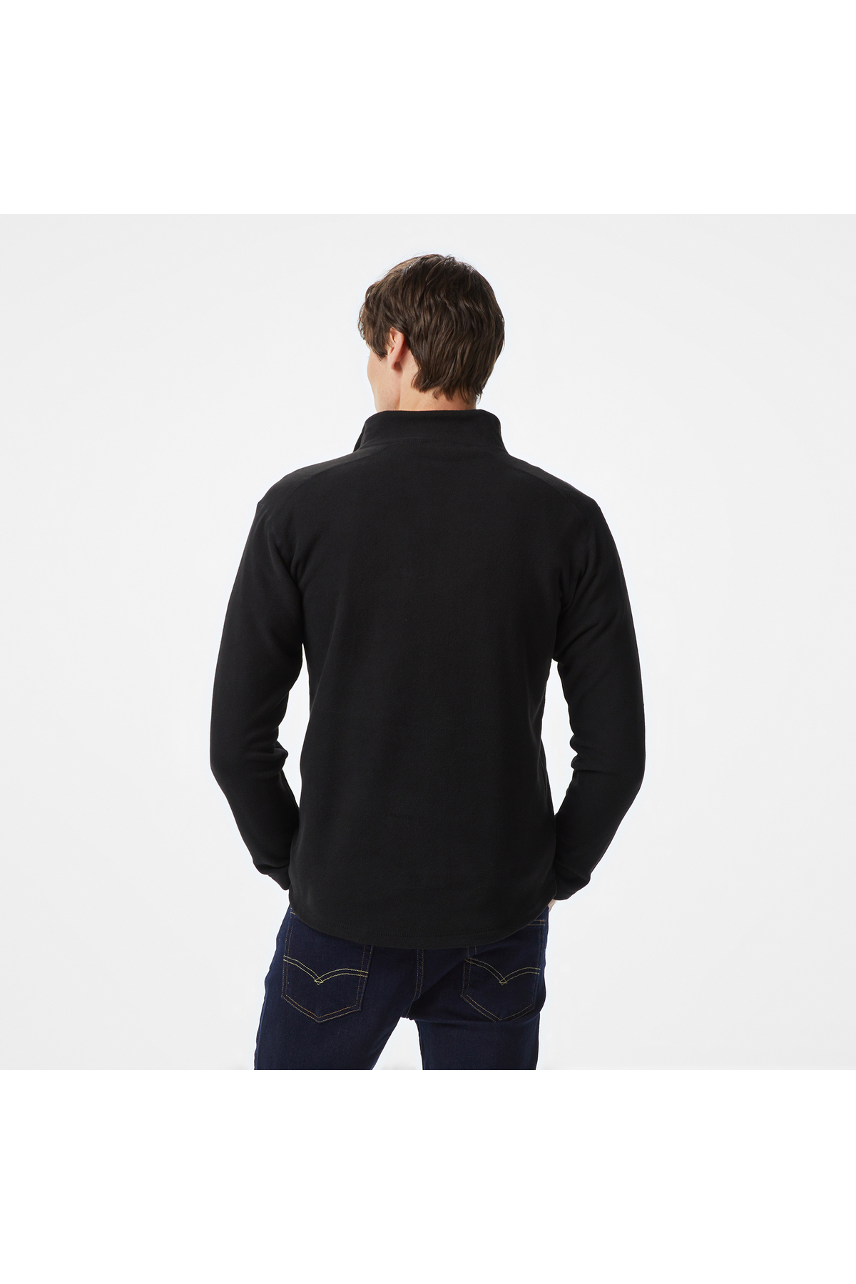 کاپشن پشمی نیم زیپ مشکی مردانه Mount — مشکی TYC4F0856BEE2F4C4B0783301 — تصویر 2 از 4