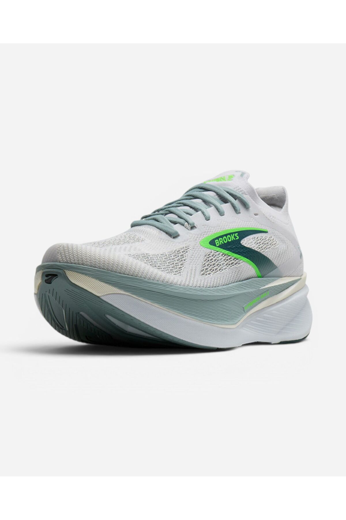 Brooks Hyperion Max 3 Erkek Gri Koşu Ayakkabısı 1104671D164 görsel 8