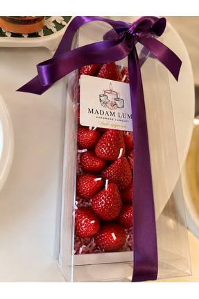 Madamlumi Madam Lumi Çilek Mum Seti 🍓