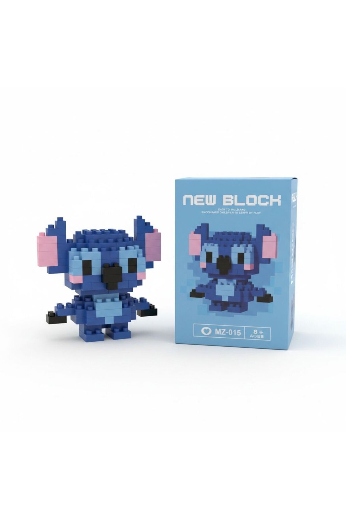 MEGOLA STORE Stitch Karakterli Mini Lego Yapım Seti - New Block