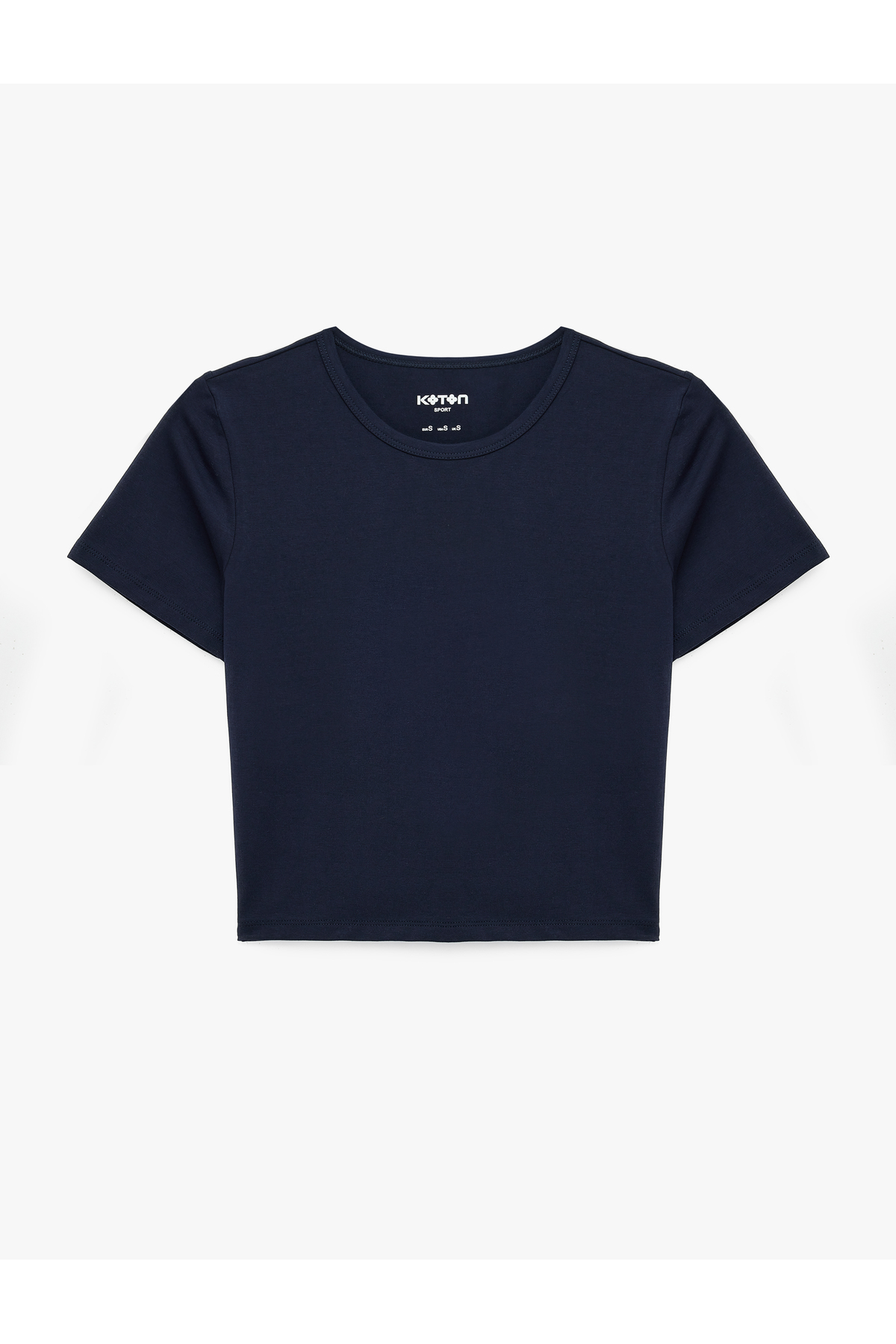 Koton Slim Fit Kısa Kollu Pamuklu Bisiklet Yaka Spor Tişört görsel 5