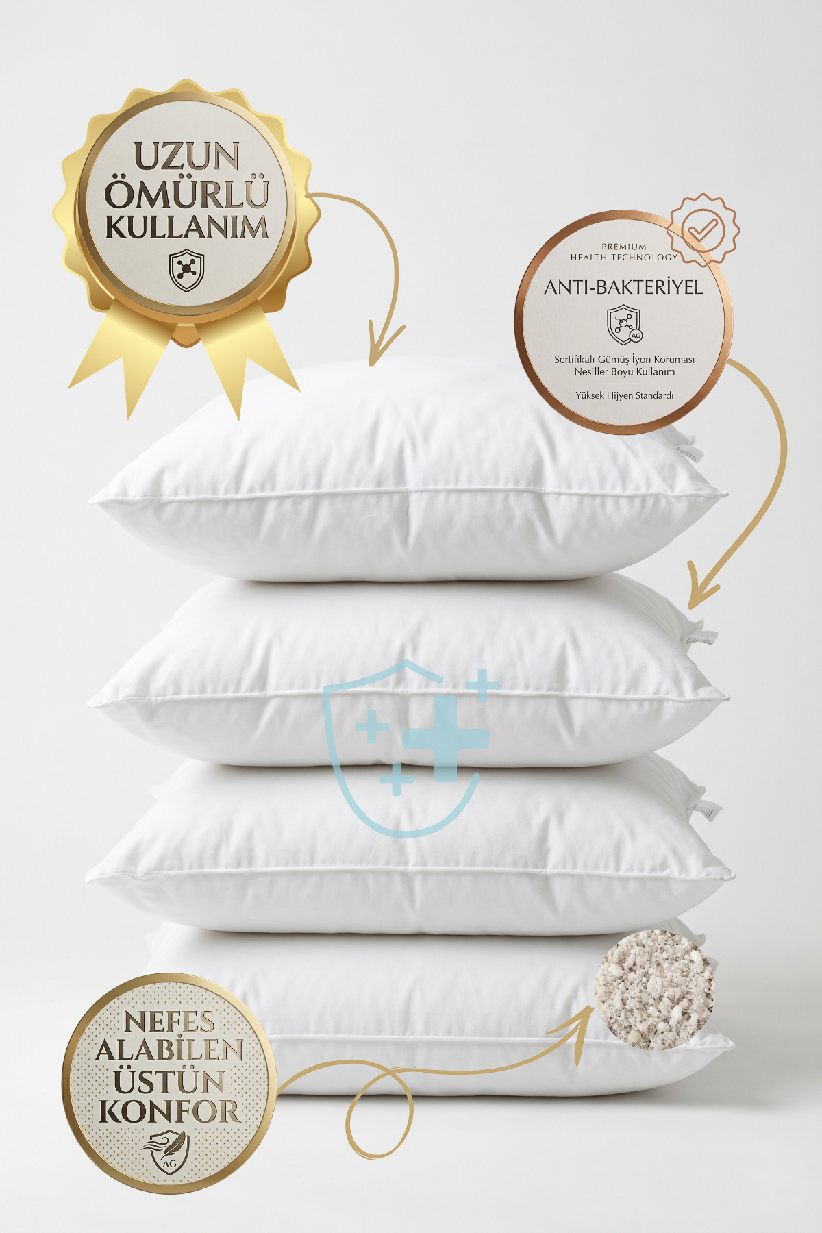 4 Pcs Pillow Inner Pillow -Pillow Inner - Pillow filling Cropped Sponge- Pillow Inner Padding
