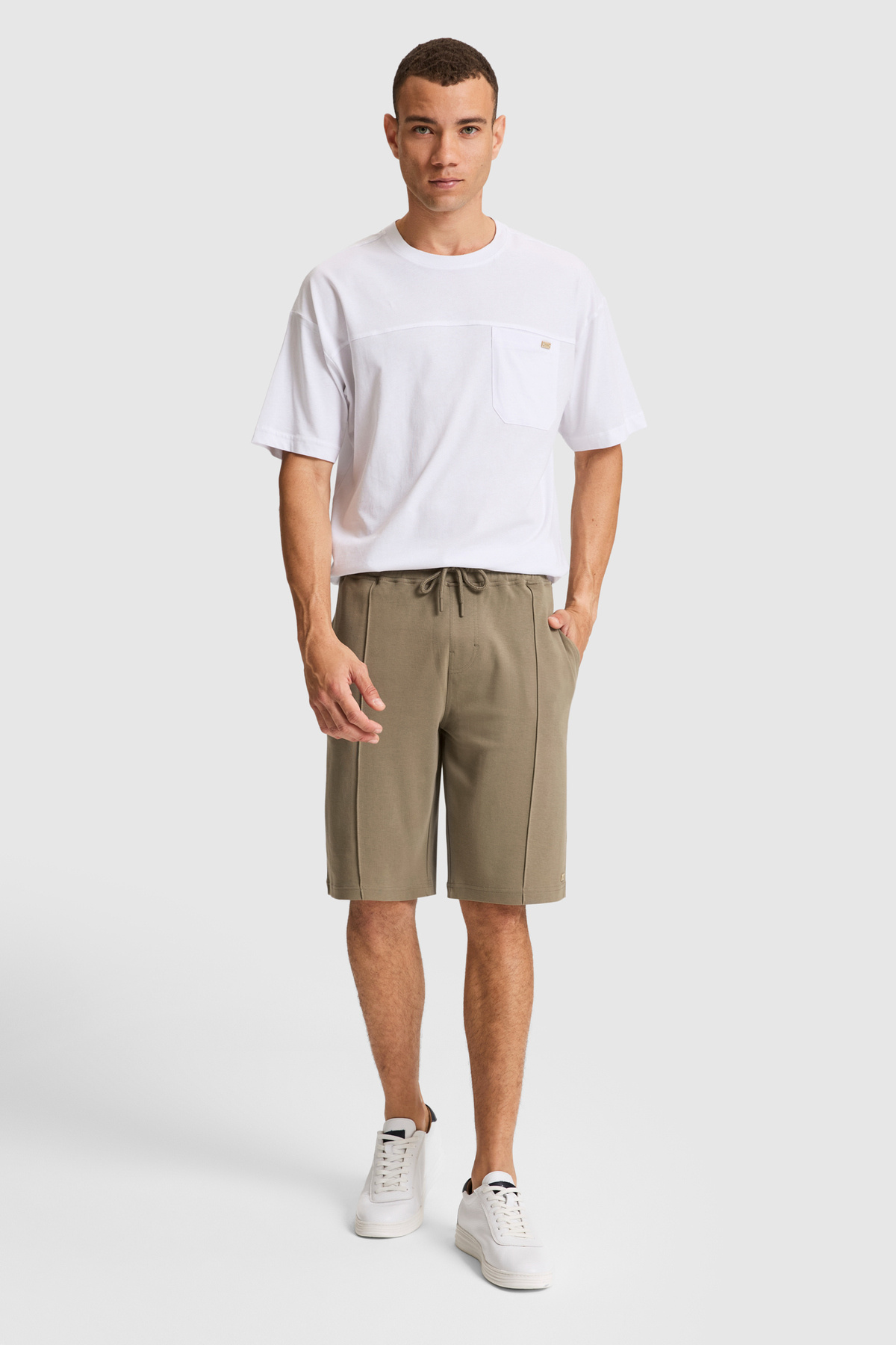 U.S. Polo Assn. Erkek Haki Örme Şort 50327203-VR027