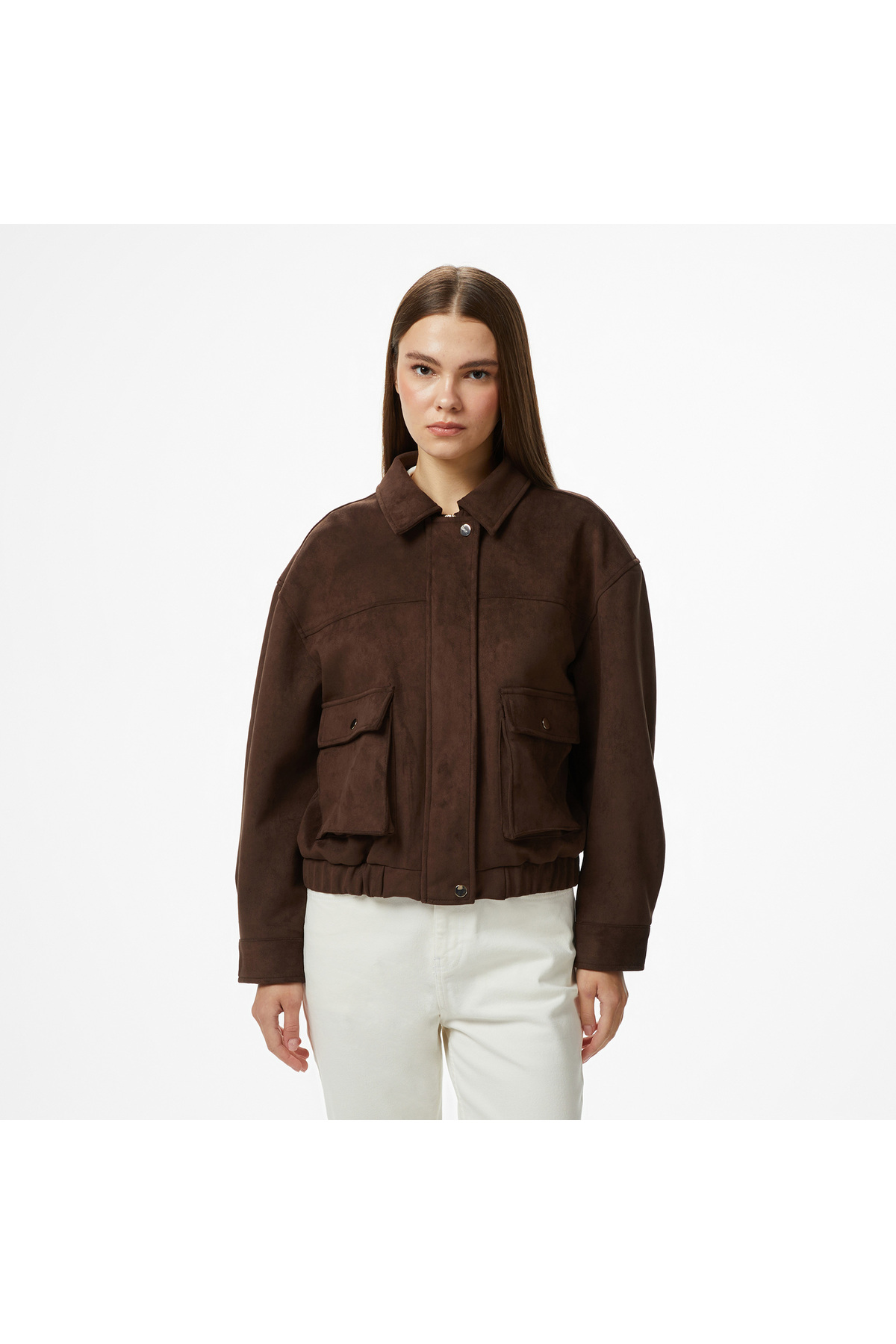 Nautica Kadın Kahverengi Regular Fit Ceket