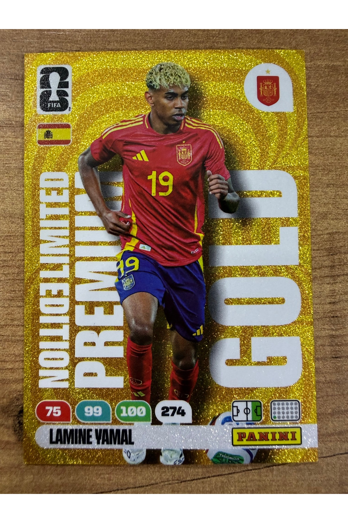 Panini FWC 26 Lamine Yamal Spain World Cup Limited Edition Premium