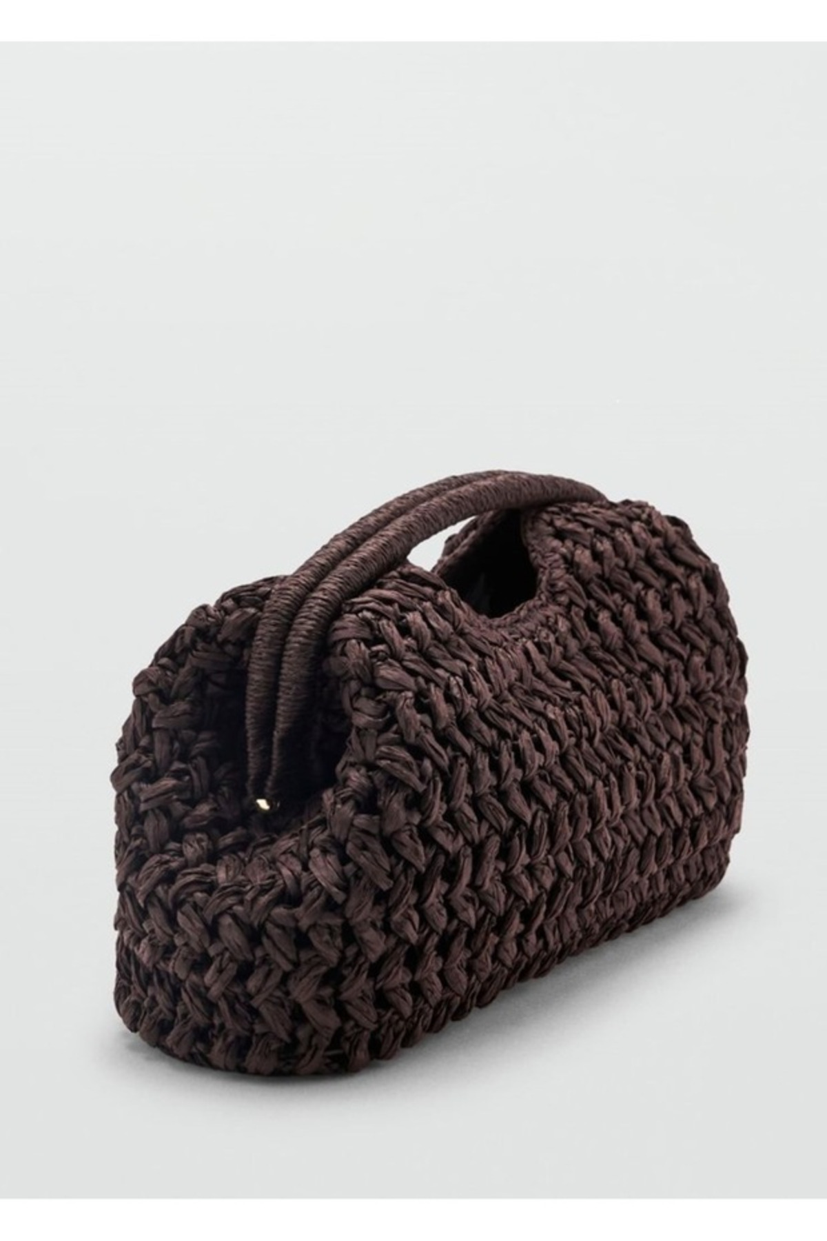 Gogoey Doğal Hasır Lif Clutch Kadın El ve Omuz Çanta görsel 3