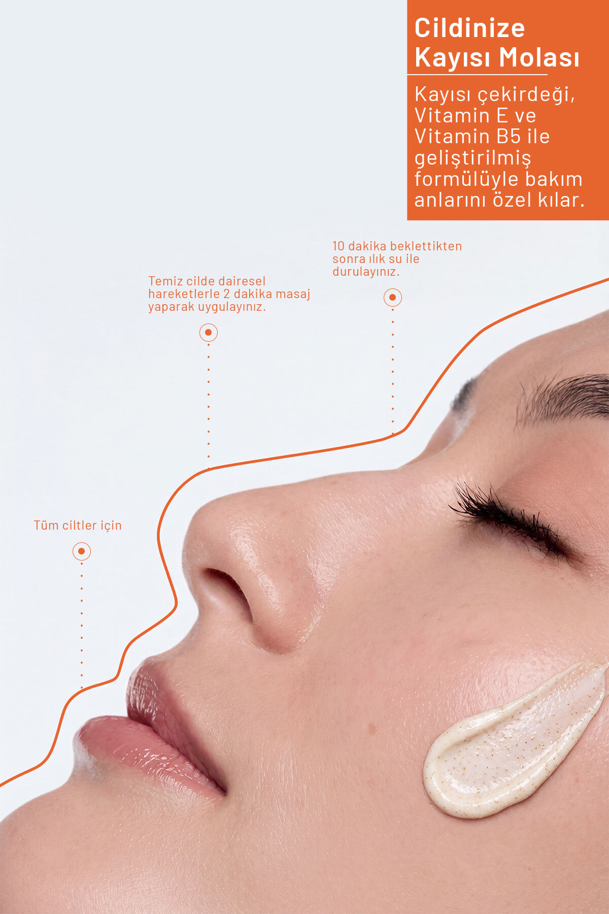 Kayısı Çekirdeği B5 ve E Vitaminli Peeling Krem 100 ml — TYC0BC6ACE1F93C572CC1D200 — تصویر 3 از 3