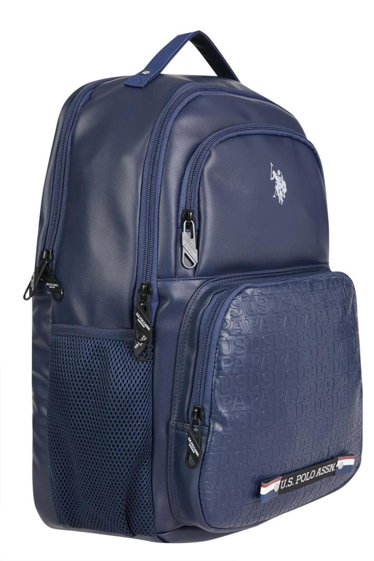U.S. Polo Assn. 24424-24426-24425-24423 Unisex Vegan Sırt Çantası Okul Çantası Seyahat Kamp Çantası görsel 4