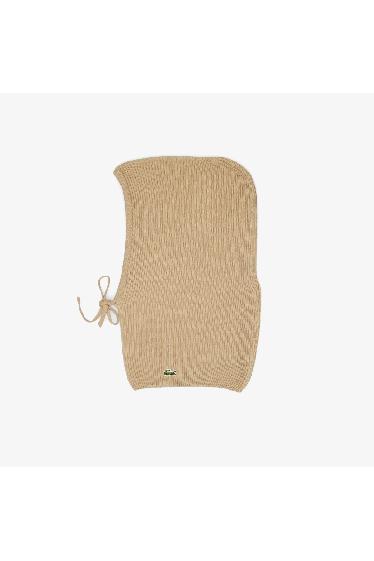 Lacoste Unisex Bej Yün Karışımlı Bere