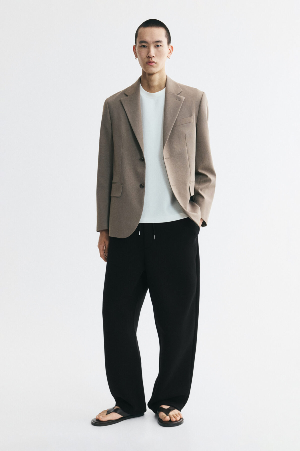 شلوار غواصی مدل Barrel Leg Scuba Jogger با فیت ریلکس اچ اند ام شلوار H&M