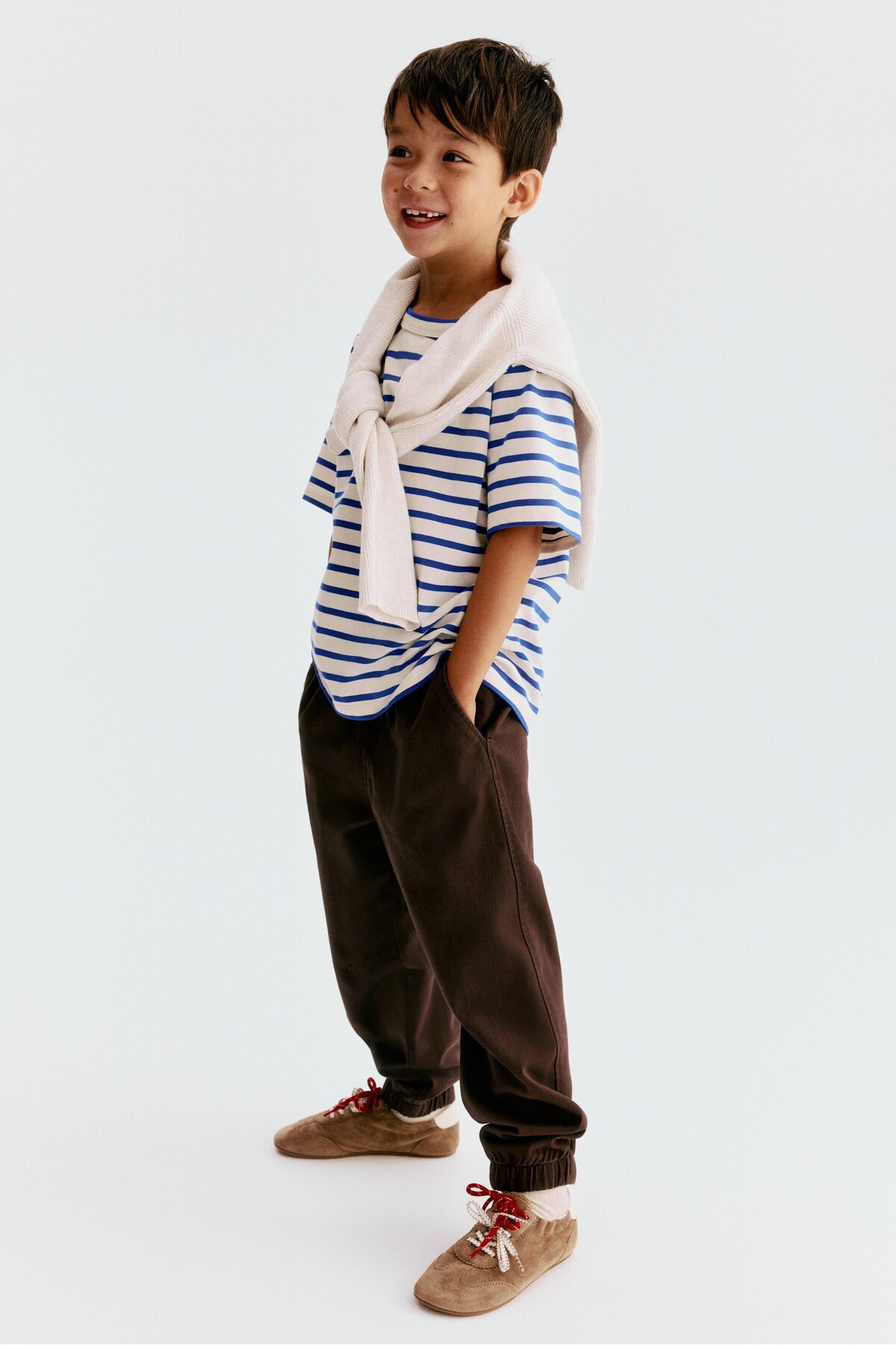 شلوار جین نخی گاباردین اچ اند ام شلوار H&M
