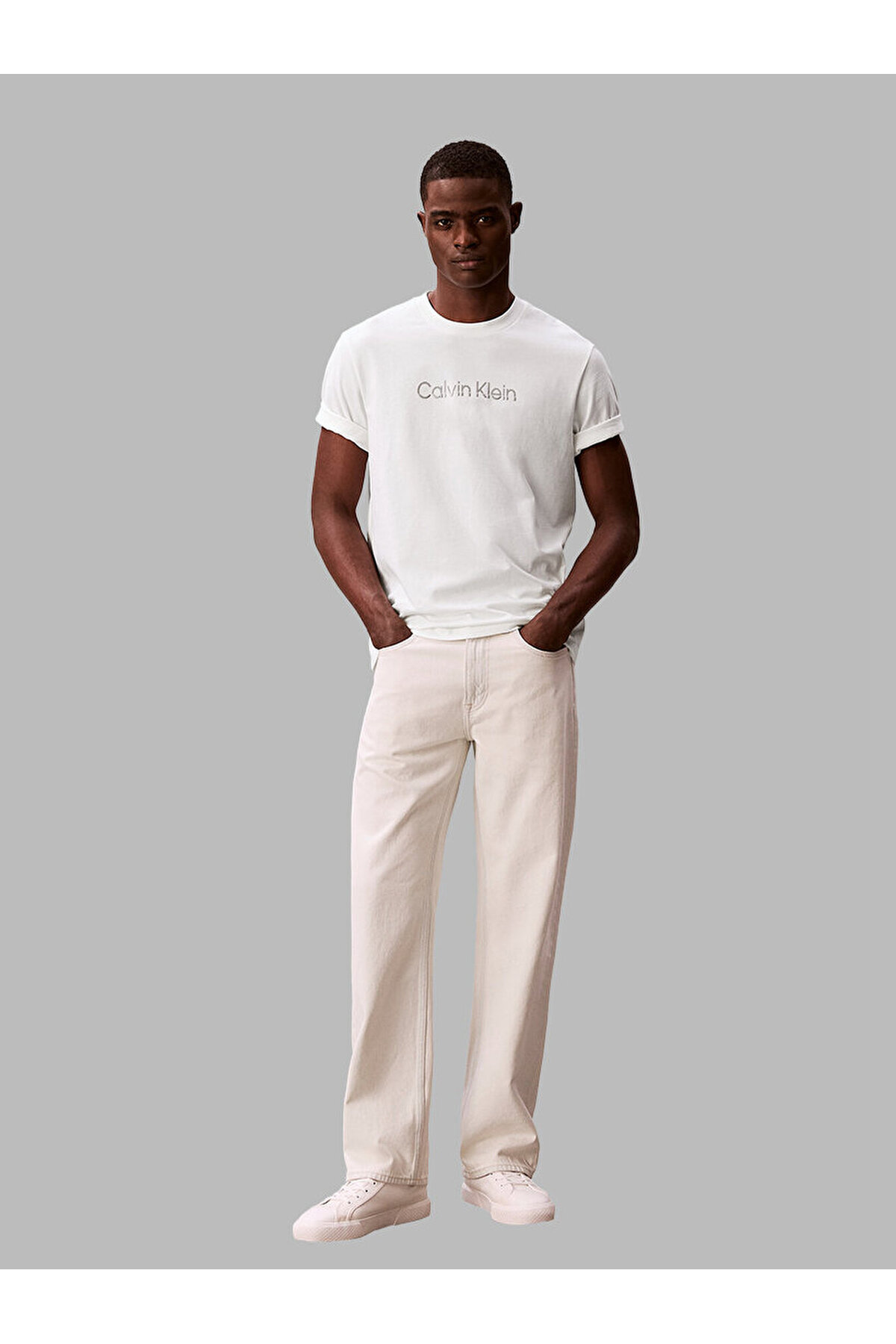 تیشرتمردانهCalvin Kleinسفید