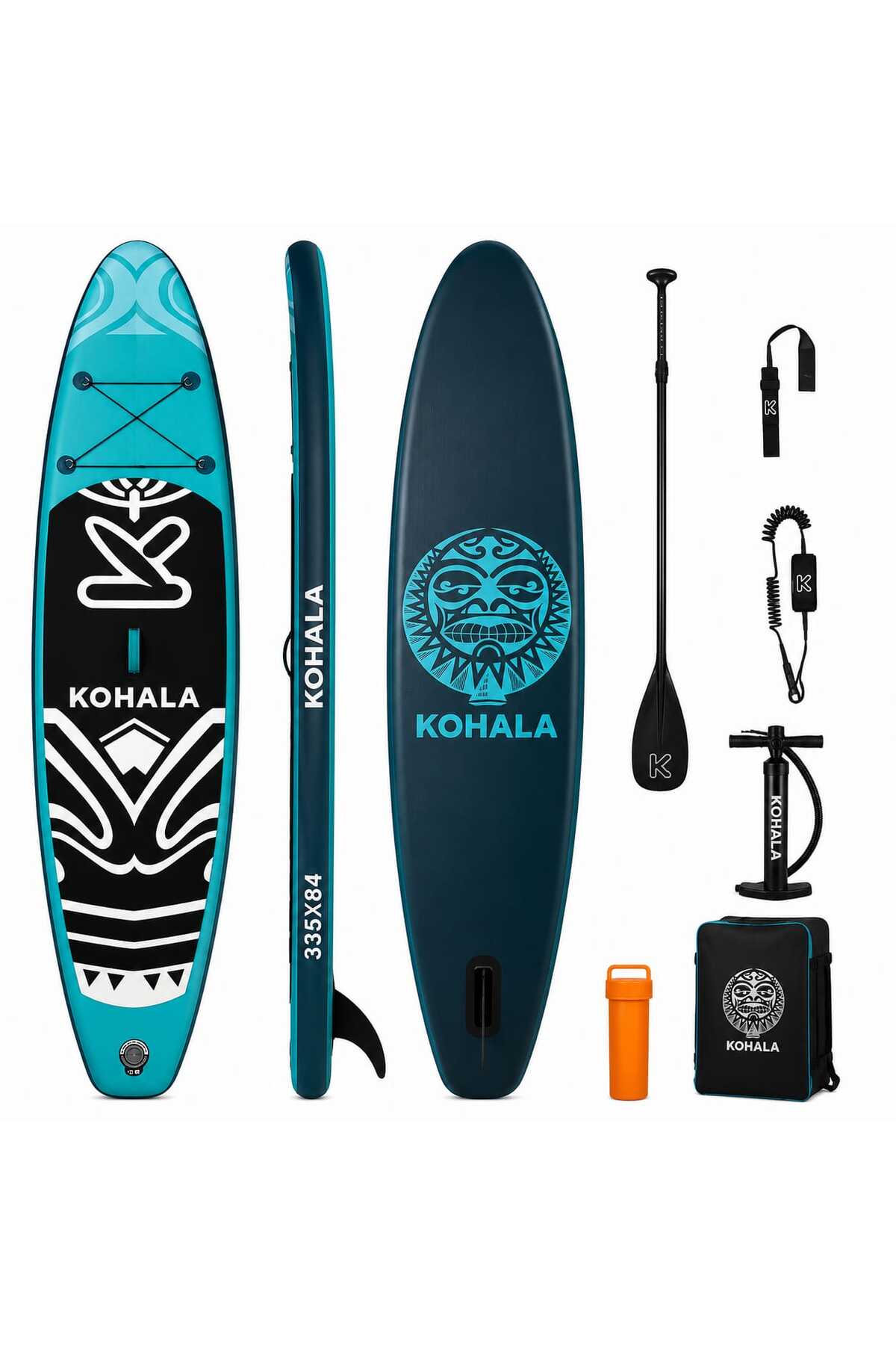 Kohala TURKUAZ/KOYU LACİVERT ŞİŞME SUP BOARD/STAND UP PADDLE BOARD