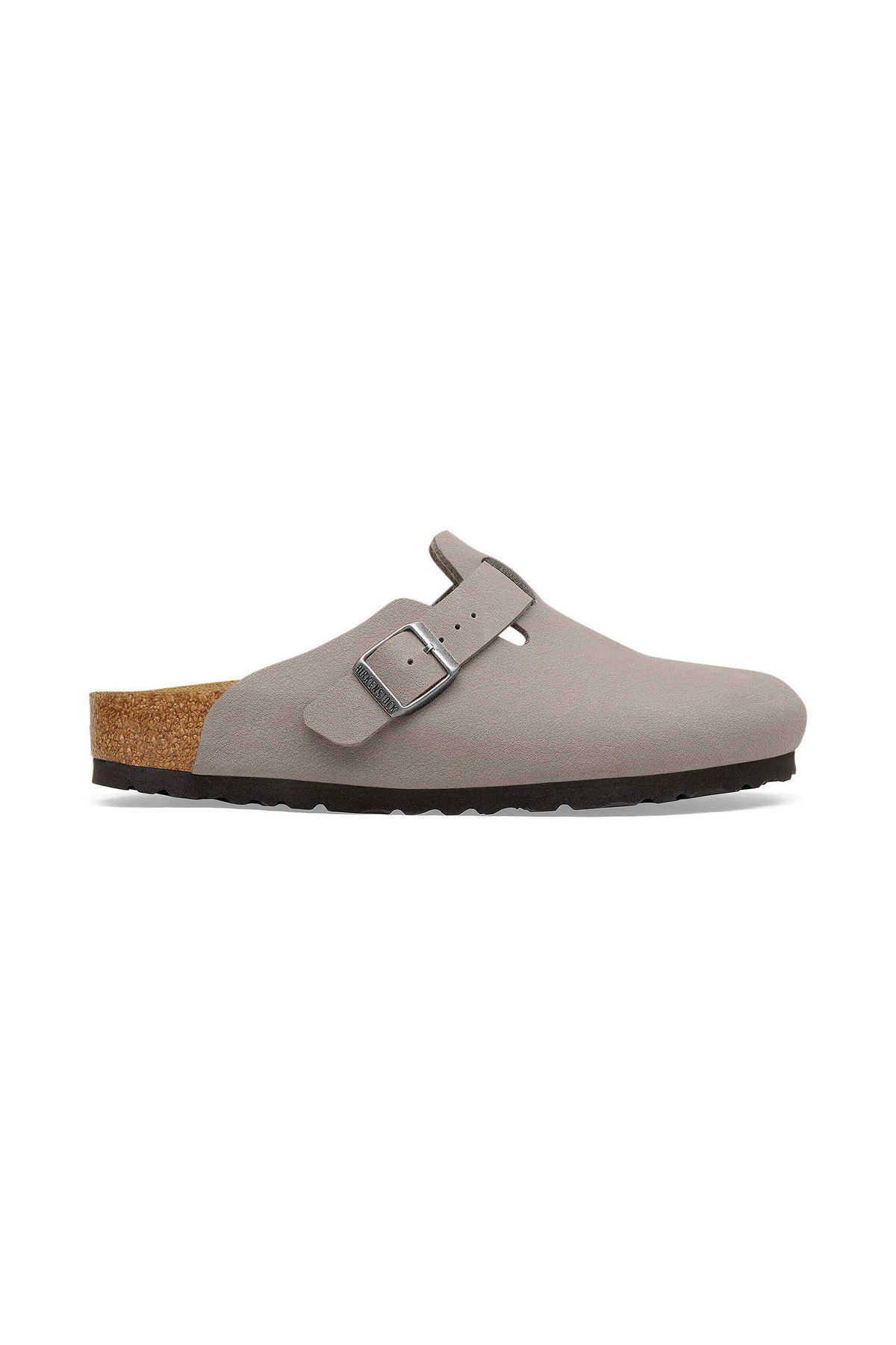 دمپایی خاکستری یونیسکس بوستون مدل BF NU کد 1033135 جاست‌استپ بیرکن استاک دمپایی Birkenstock