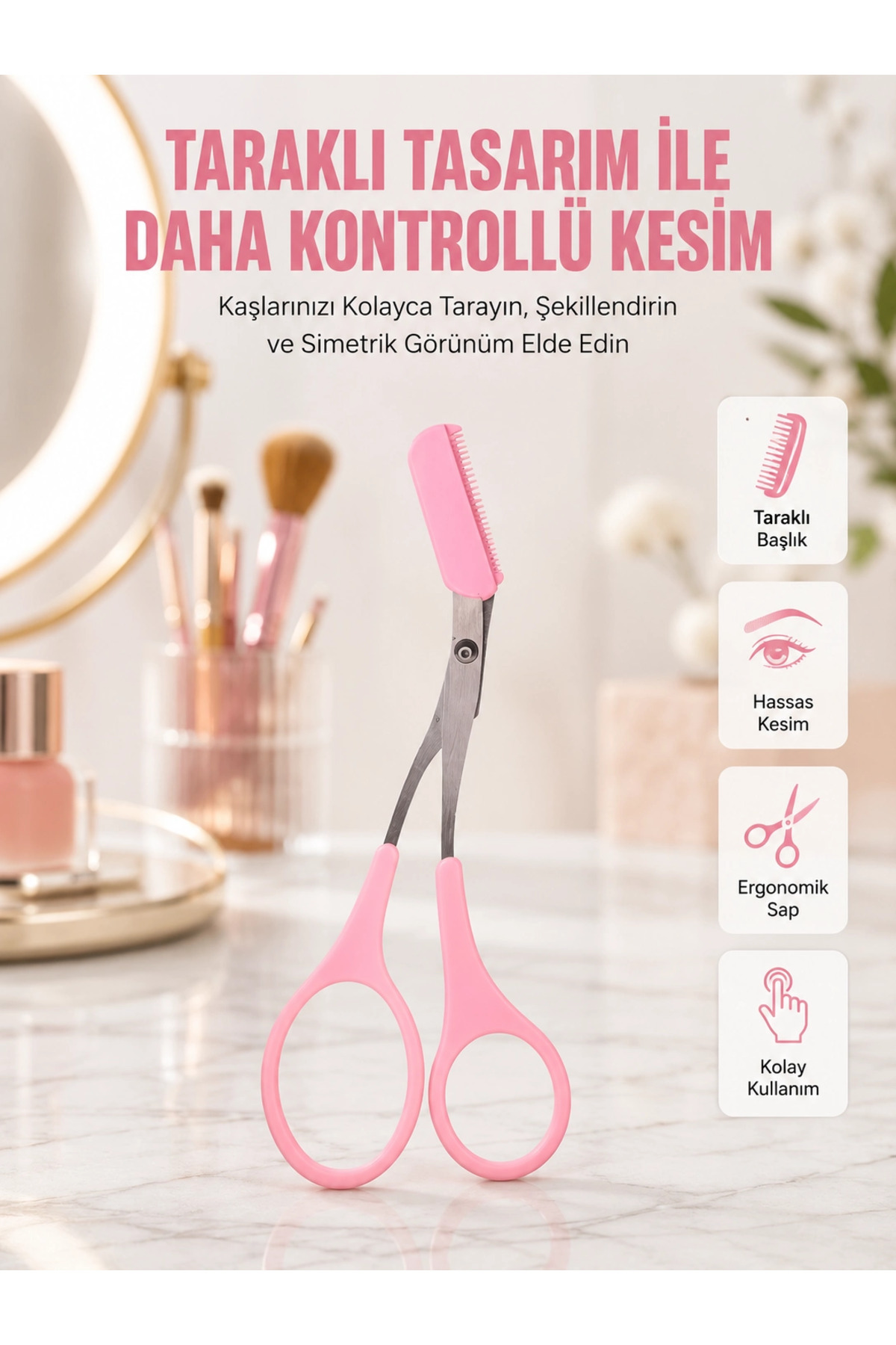 Eco Lounge Mini Taraklı Kaş Düzeltici – Hassas Şekillendirme ve Taşınabilir Tasarım — MI16-SFKUUCZZZKAMAKASI-7