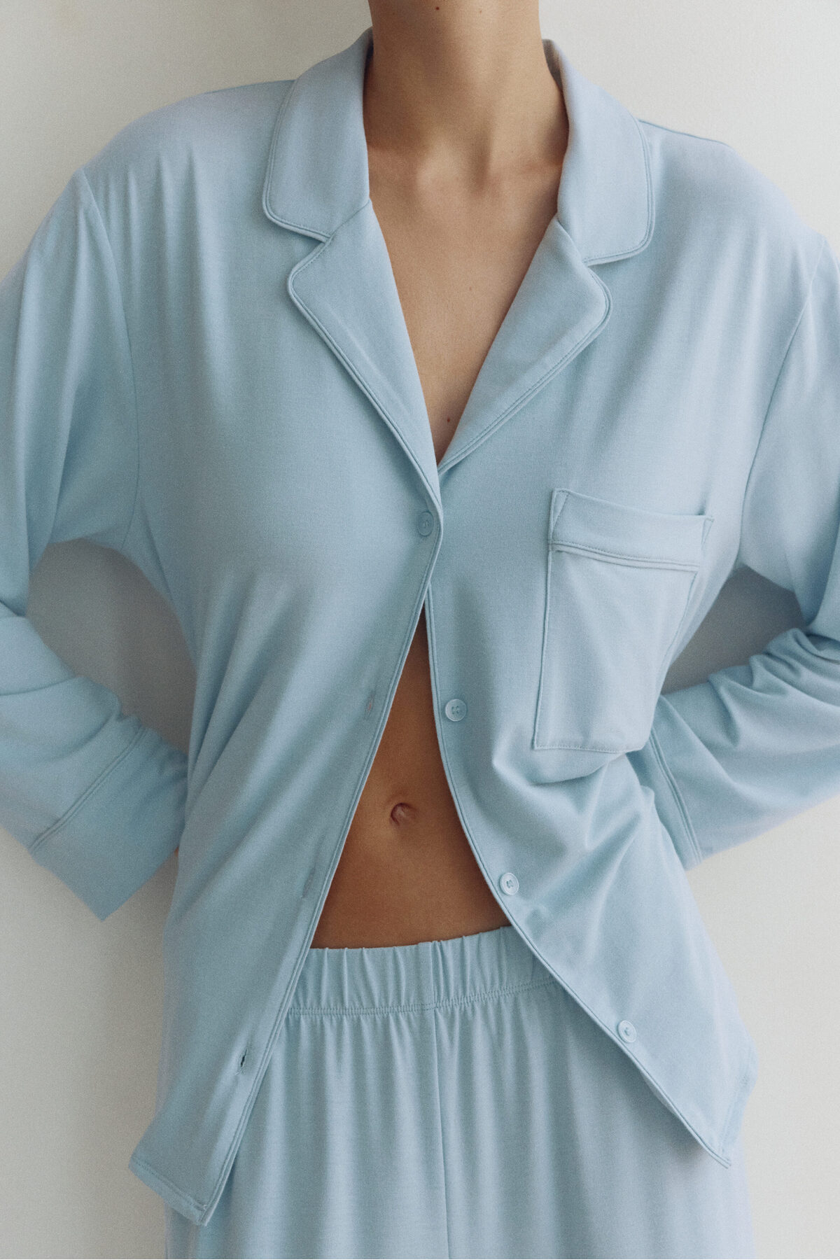 Viskoz Karışımlı Pijama Takımı