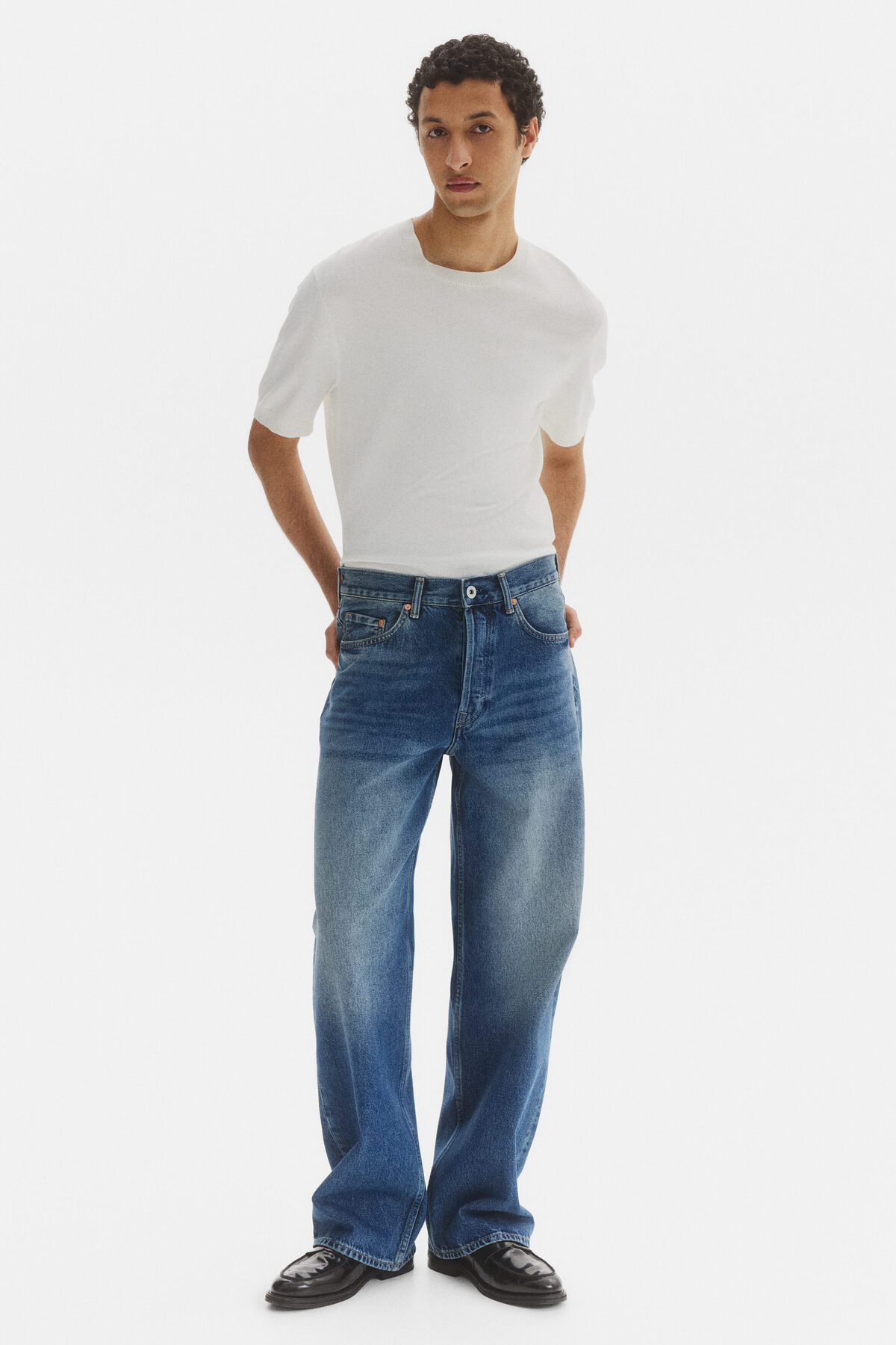 شلوار جین گشاد اچ اند ام شلوار جین H&M
