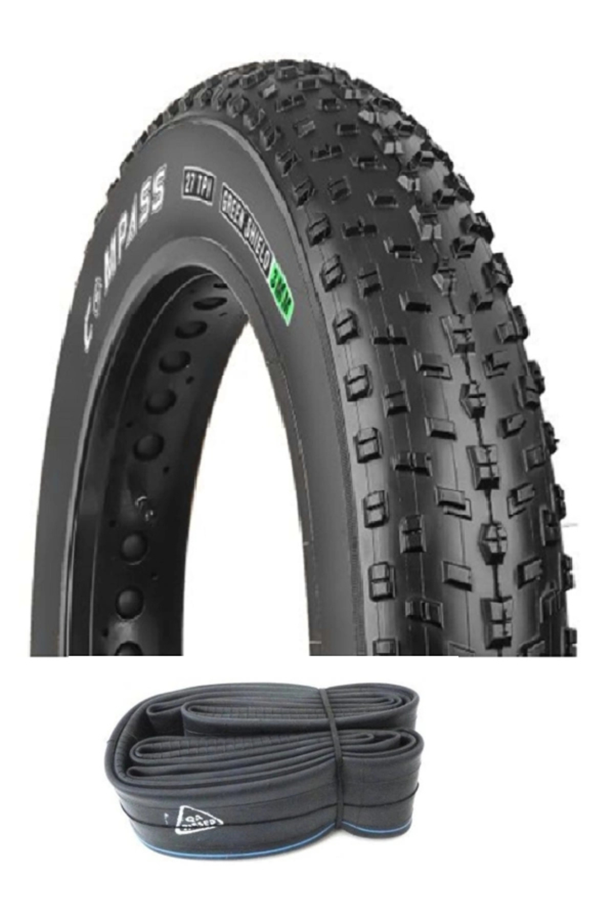 Compass 20x4.00 3 MM ZIRHLI Dişli Dayanıklı Fat Bike Bisiklet Dış