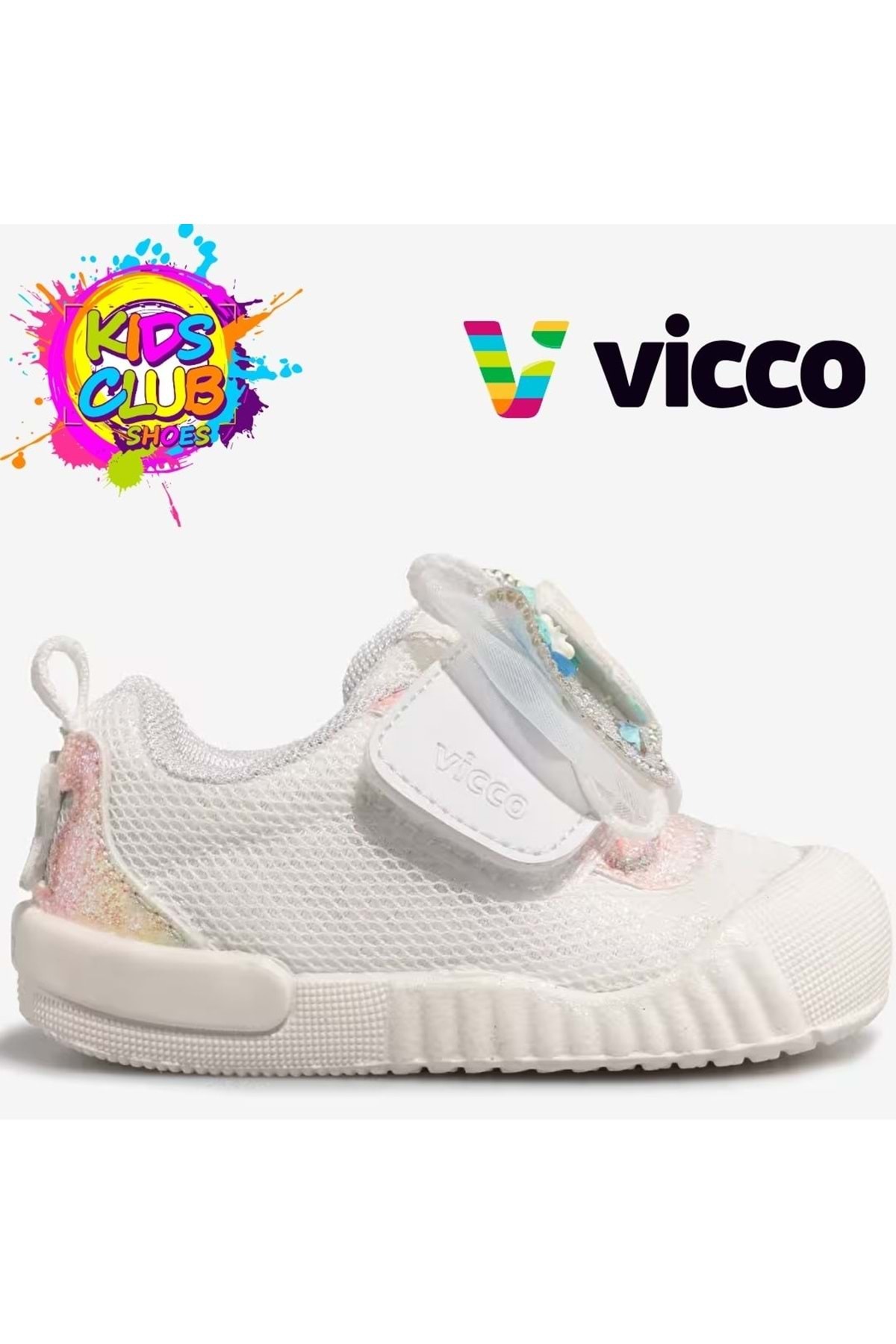 Sepira First Step Baby Orthopedic Butterfly Children's Sports Shoes WHITE