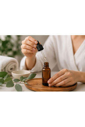 Kozpak 10'lu 100 ml (cc) Amber Cam Şişe Siyah Damlalıklı - Serum, Uçucu Yağ v...