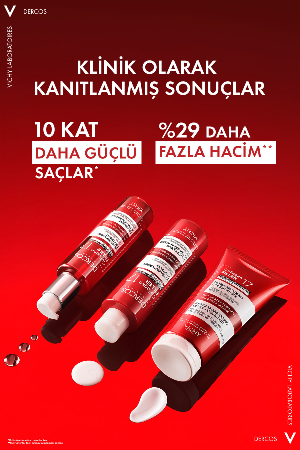 Dercos Collagen 17 Filler Tüm Saç Tiplerine Uygun Koparak Dökülme Karşıtı Saç Bakım Şampuanı 400 ml — 3337875921039 — تصویر 4 از 9