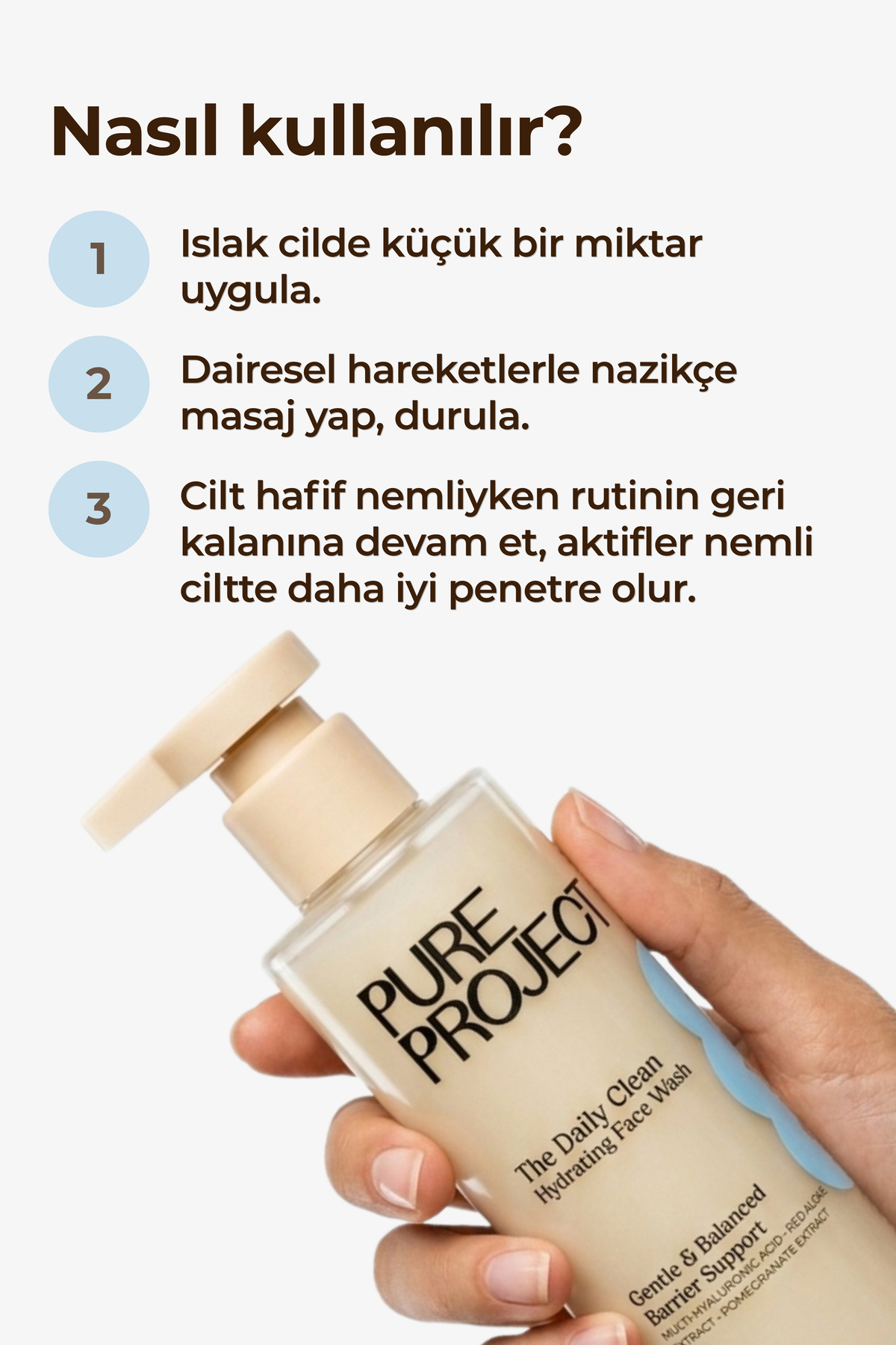 Kokusuz Yüz Temizleme Jeli 200 ml | Nazik Temizleme & Hassas Ciltlere Uygun — 8682835806235 — تصویر 7 از 7