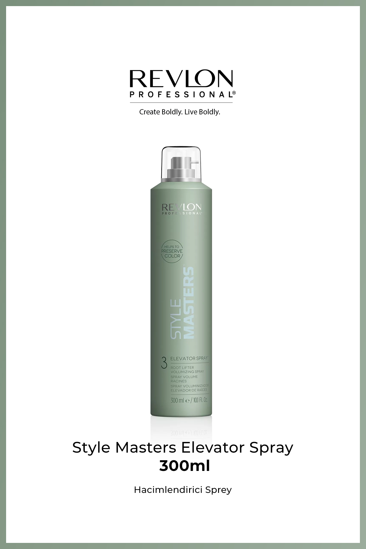 Revlon Professional Elevator Spray 300 ml — Yüksek Tutuşlu Saç Spreyi / Hacim & Stil Fix — B075B4DVYS