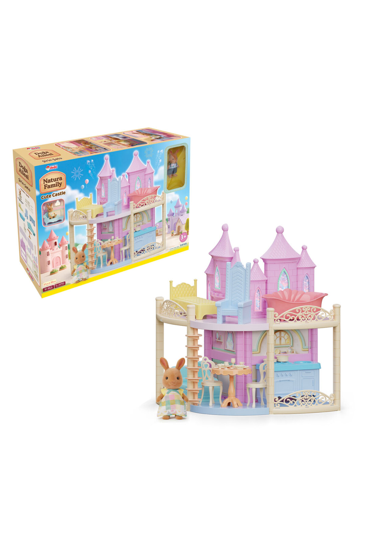 OSICA ヘスティア SR+ 4枚セット DEDE Doğa Ailesi Şirin Şato / Natura Family Cute Castle - Fiyatı