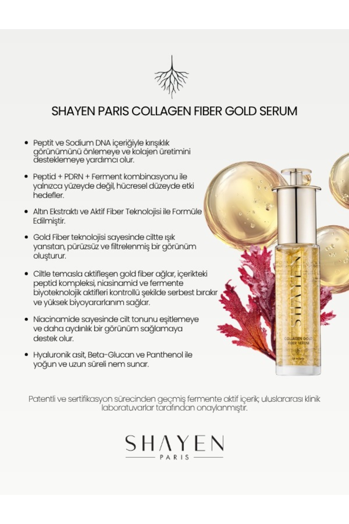 Aydınlatıcı ve Yenileyici, Çantalı Cilt Bakım Seti | Collagen Gold Fiber ve Vita C Complex Serum — onarici+aydinlatici+c+vitamini+gold — تصویر 3 از 4