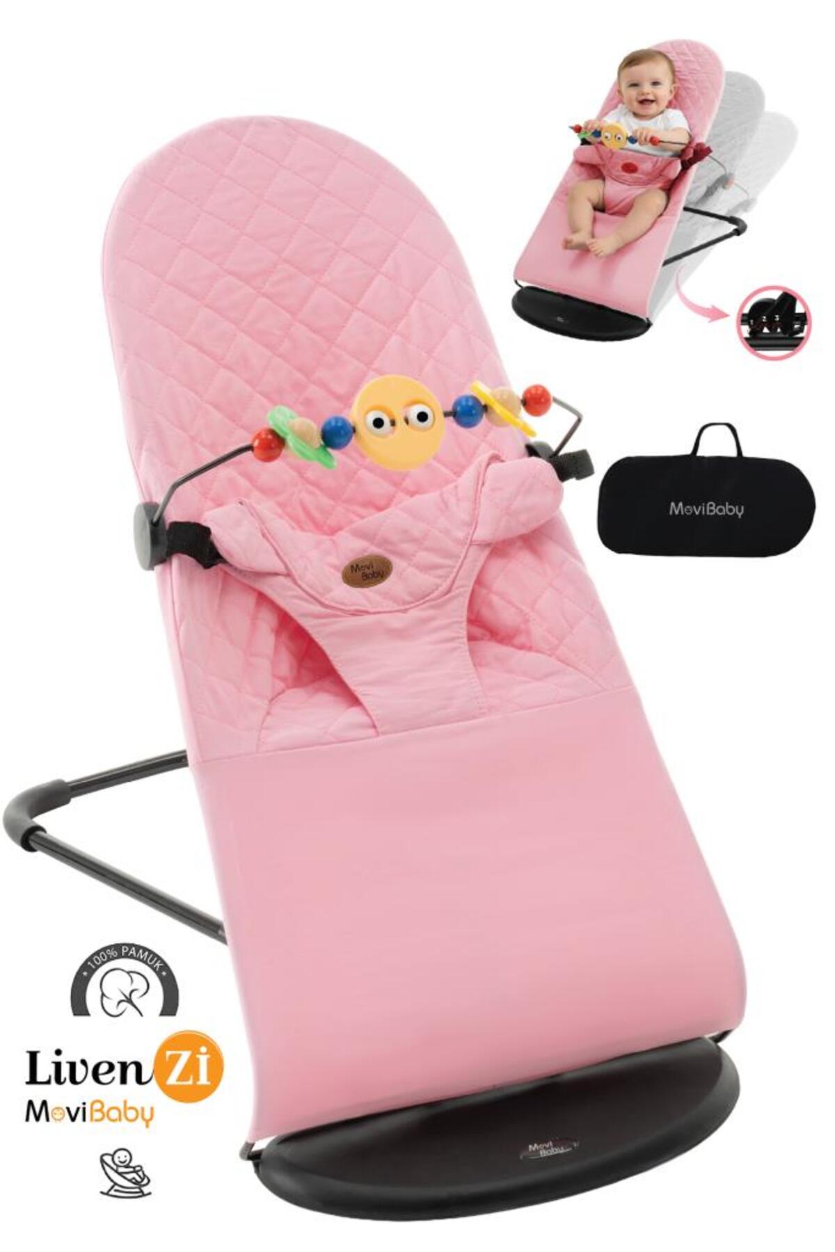 Movibaby Infant Carrier Cotton Deluxe - Pink