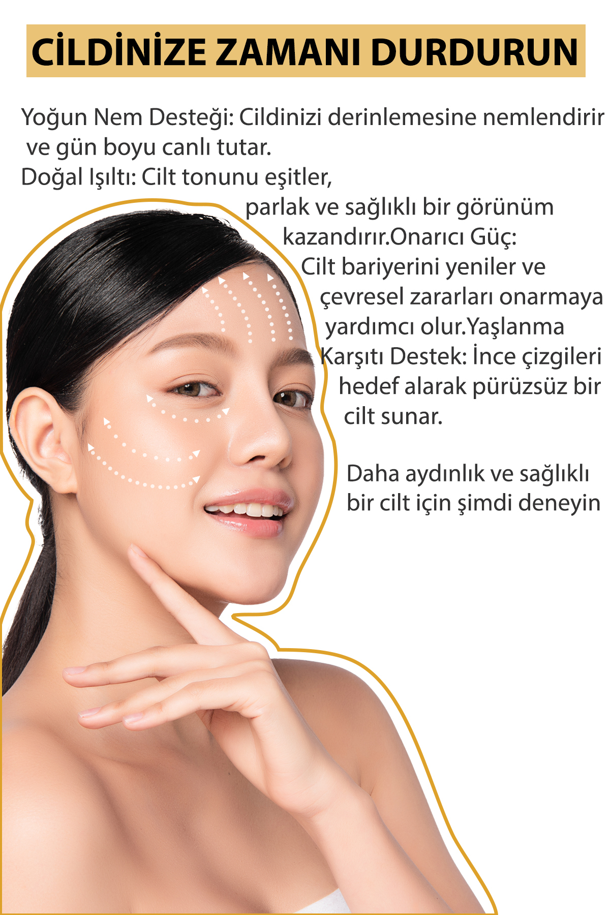 Nemlendirici Aydınlatıcı Hyaluronique Premium Serum Aura Series A250 — DA2501-A25 — تصویر 6 از 6