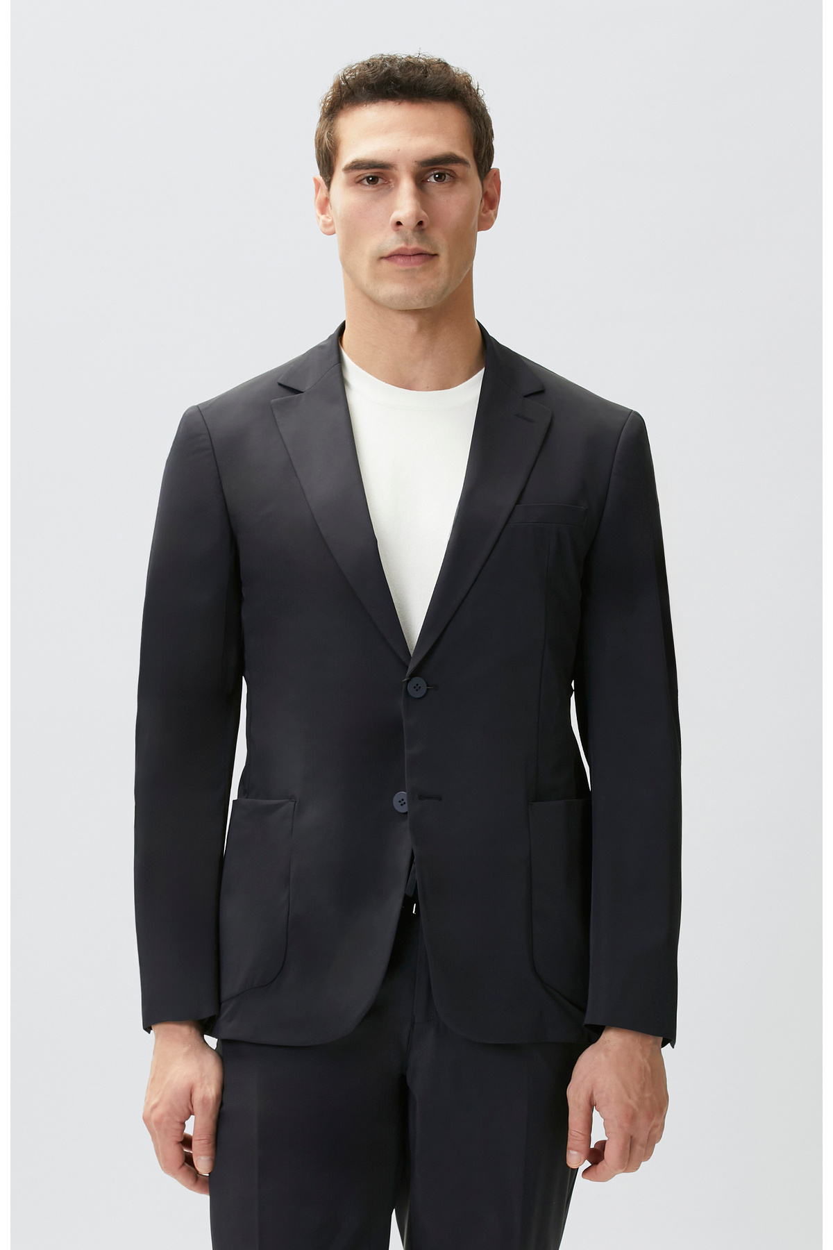 Network Lacivert Slim Fit Jogger Pantolonlu Takım Elbise görsel 3