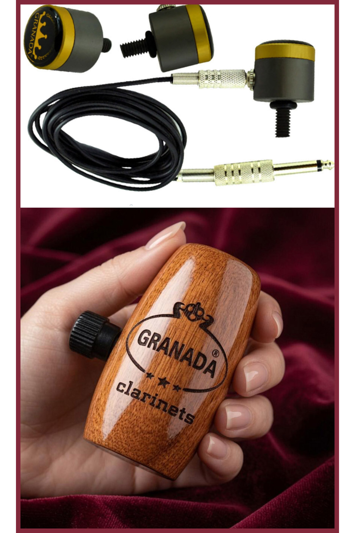 Granada Klarnet Mikrofonu Kablo Ve 68 Mm Ağaç Baril - Fiyatı