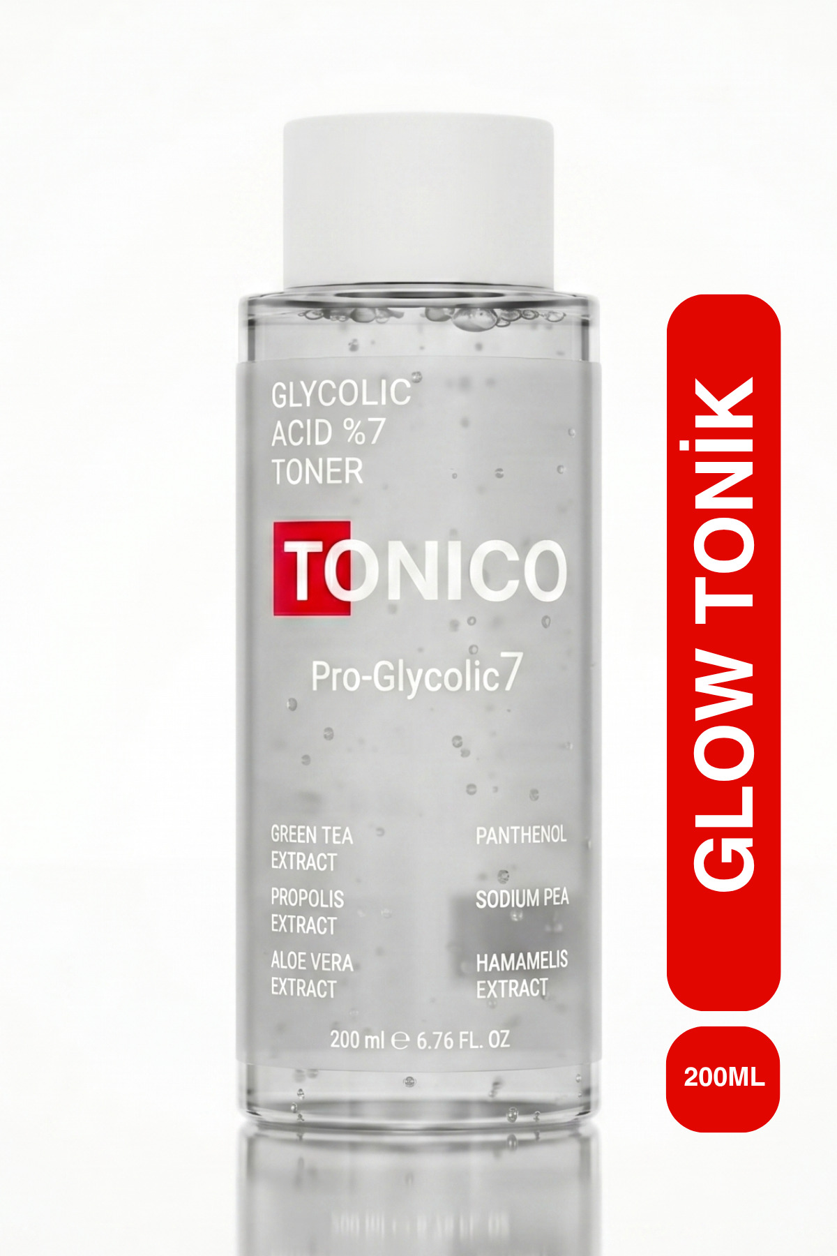 Glow Tonik | Canlandırıcı ve Aydınlatıcı Gözenek Sıkılaştırıcı Leke Karşıtı Tonik 200ml — 8684887324200