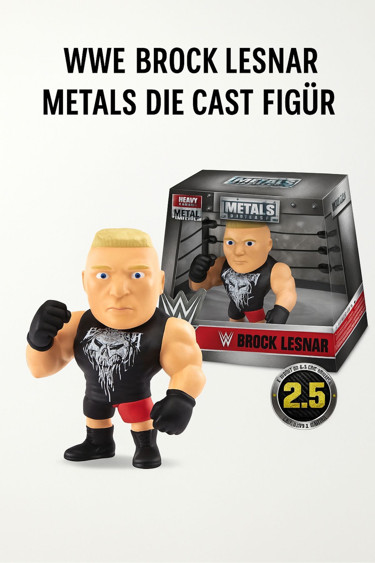 TOYFEST JADA WWE Brock Lesnar 2.5” Die - Cast Metal Koleksiyon