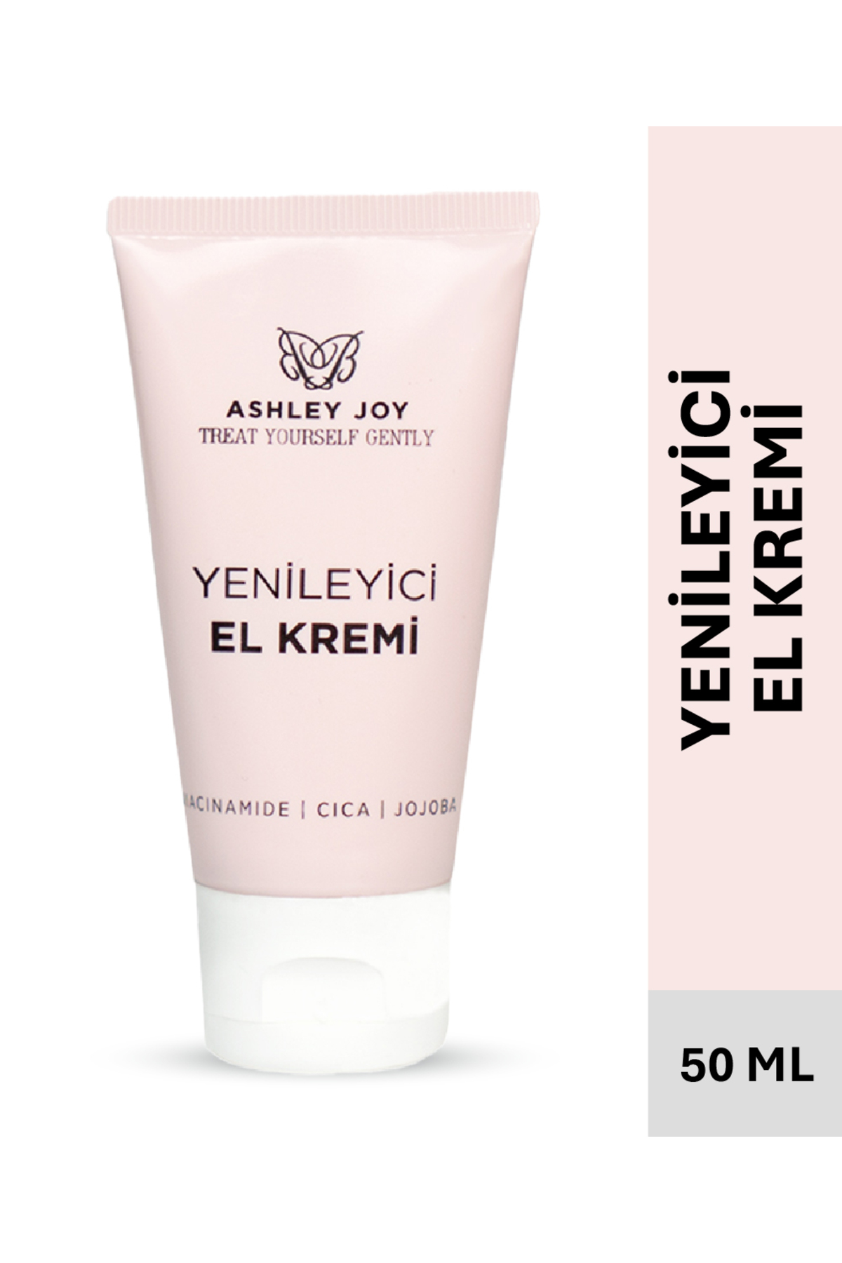 ASHLEY JOY Yenileyici ve Nemlendirici Anti-Aging El Kremi 50 ml - Niacinamide, Cica, Jojoba, Hyaluronik Asit — AJ.02.00023