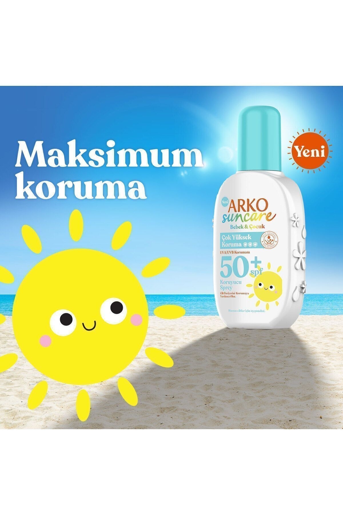 SUNCARE KORUYUCU SPREY BEBK ÇOCK SPF50+ 200LM 1 ADET — 515748 — تصویر 3 از 5