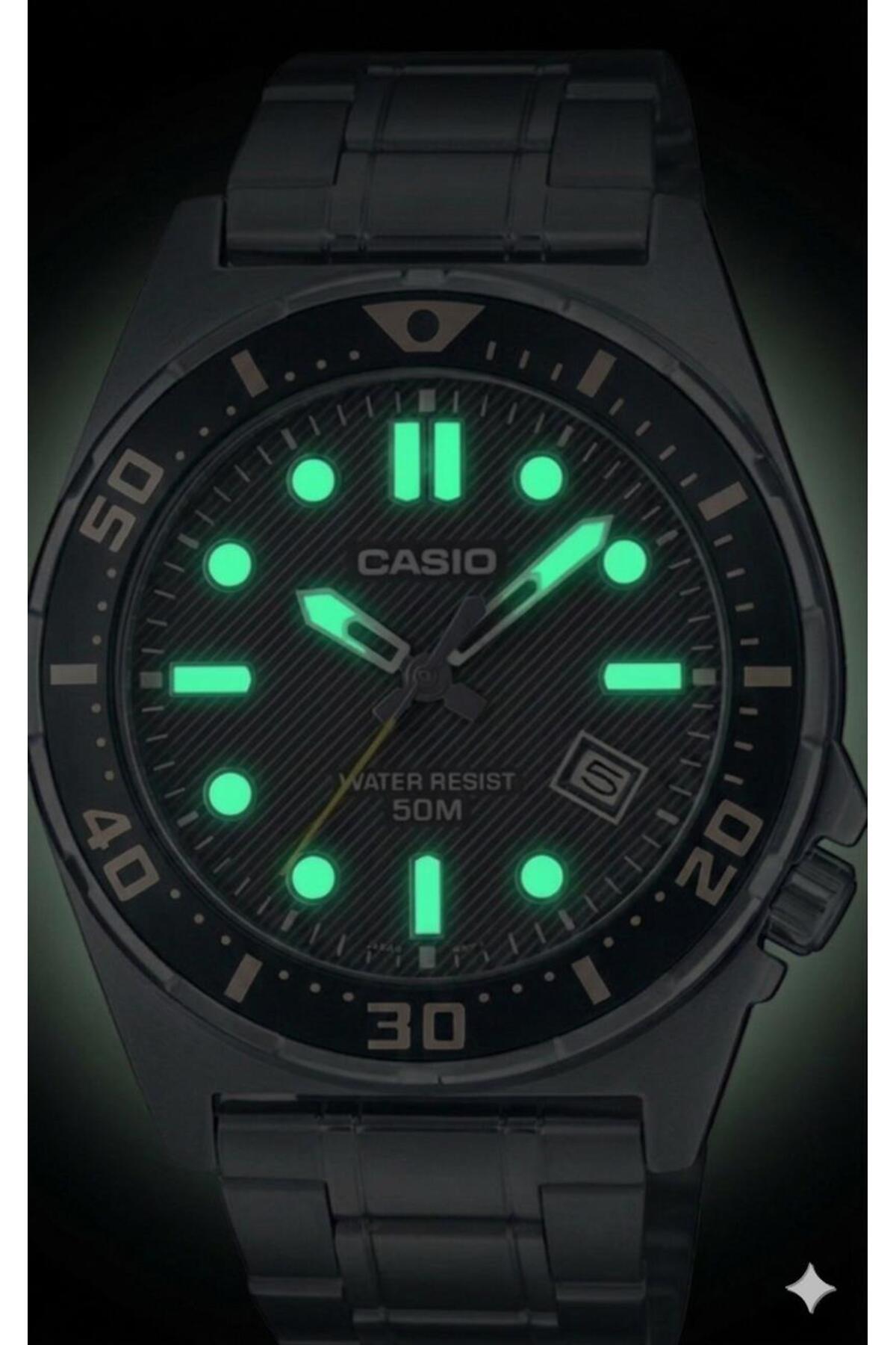 Casio MTD-135D-3AVDF SPOR VE ŞIK, YEŞİL KADRAN ERKEK KOL SAATİ