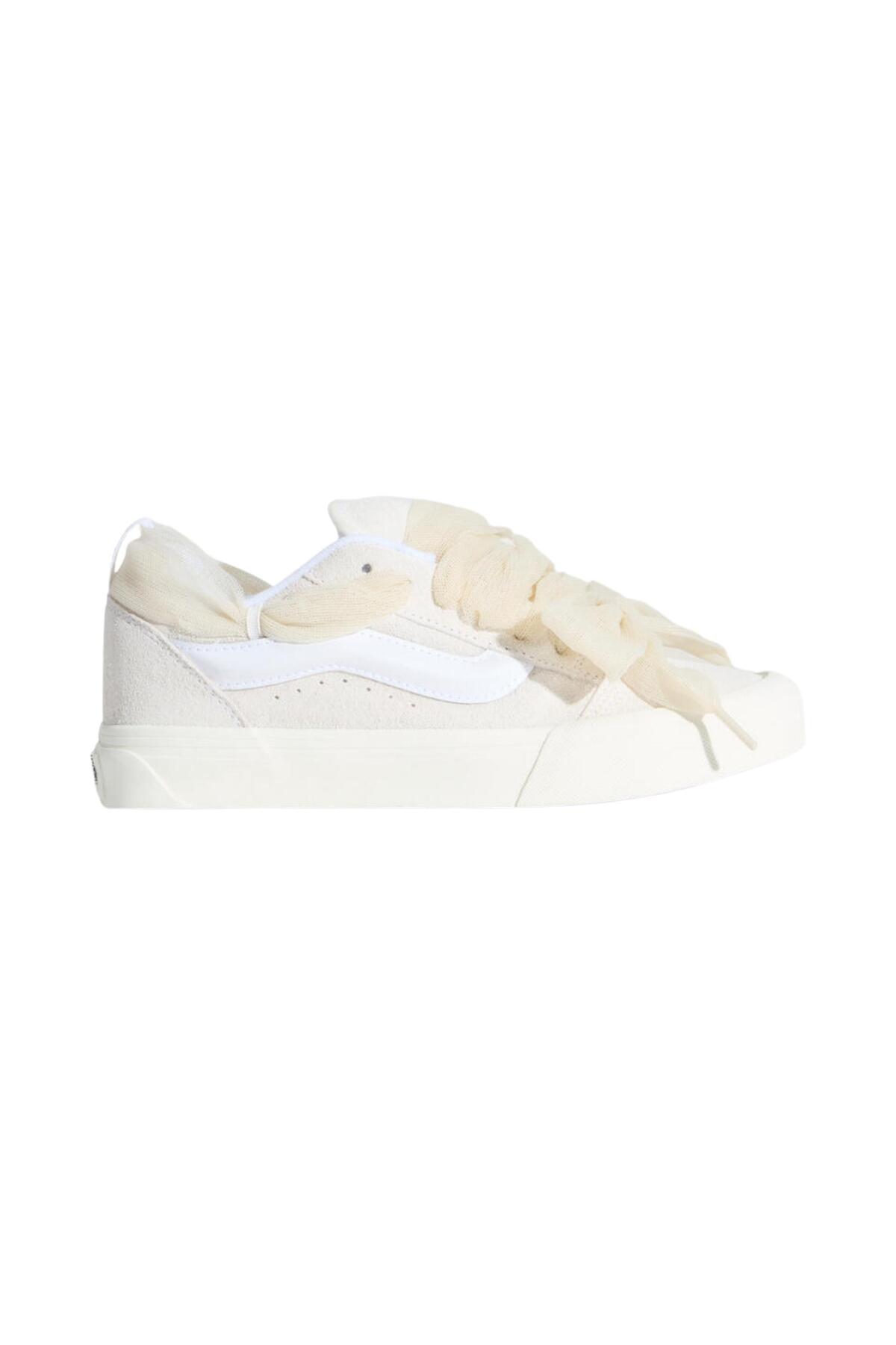 Vans 000D6ZJVY1-R Knu Skool Spor Ayakkabı Krem - Fiyatı, Yorumları