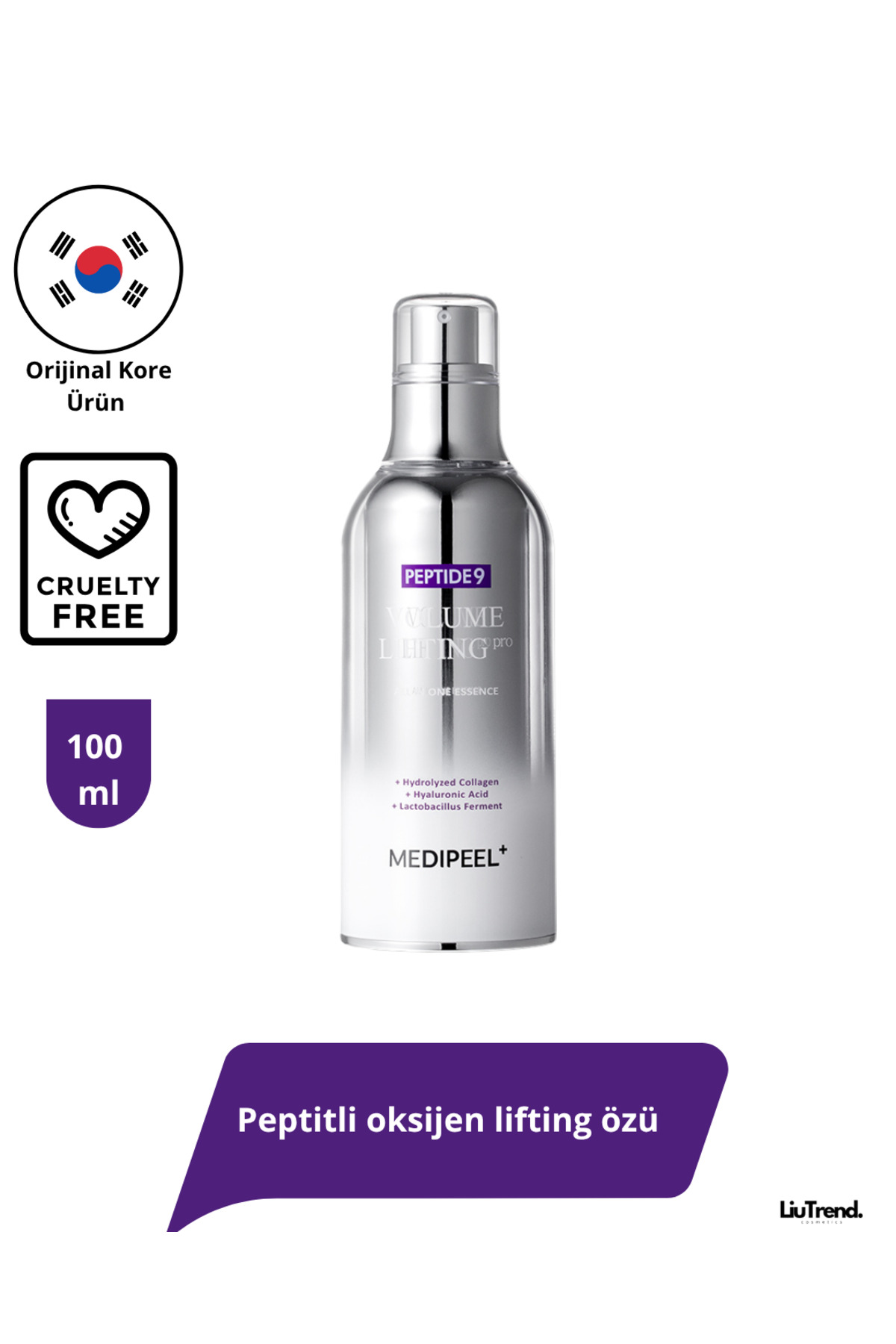Medipeel Peptide 9 Volume Lifting All In One Ess. PRO 100 ml Peptitli oksijen lifting özü — M0093