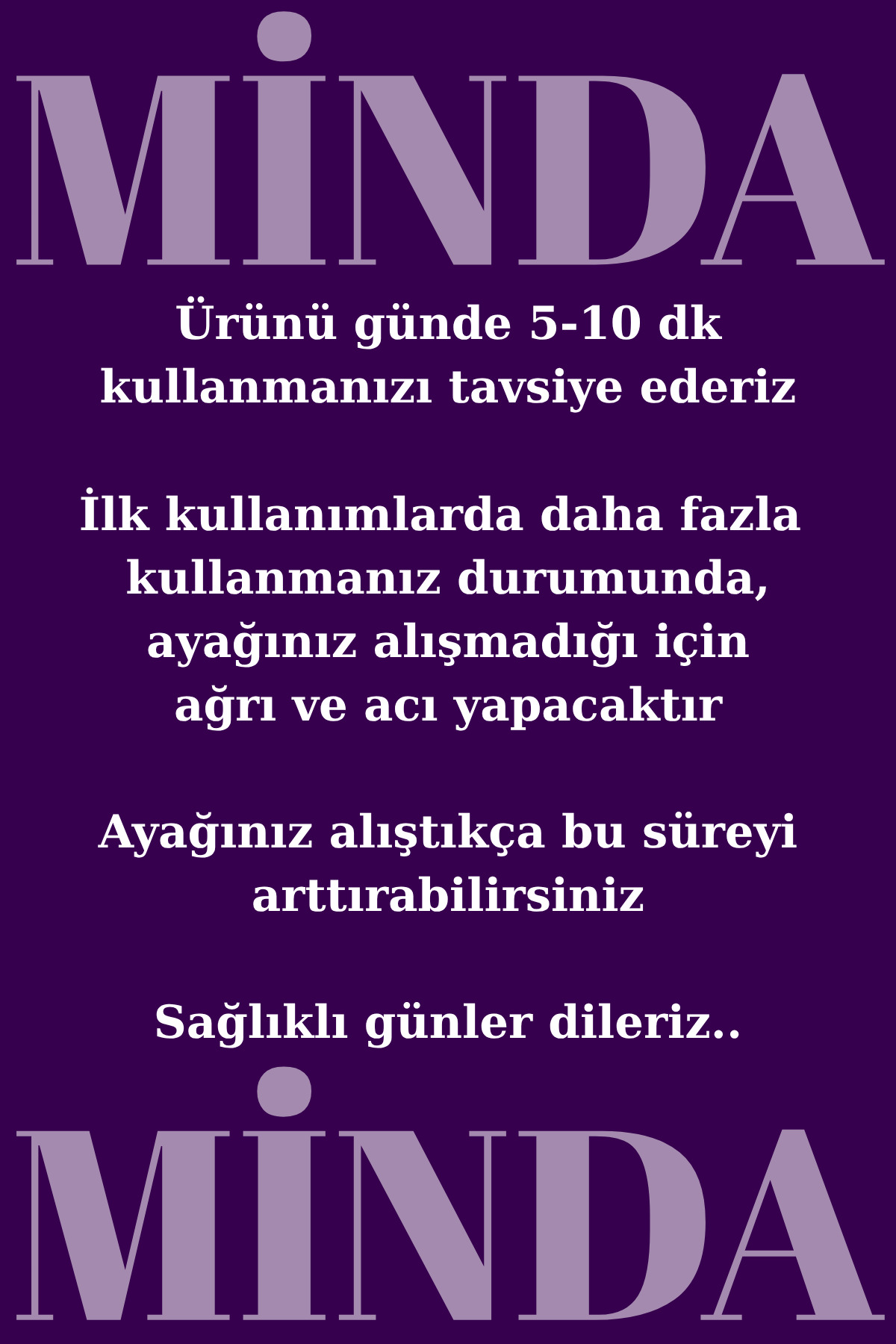 MINDA Akupunktur Ayak Masajı Terliği Topuk Dikeni Terlik görsel 4
