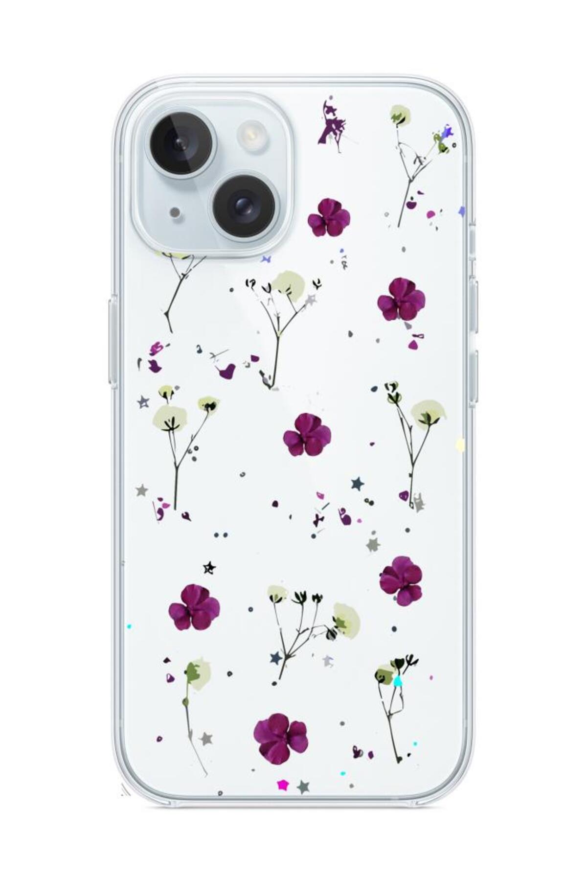 Iphone 15 Case Pattern Transparent Silicone Case