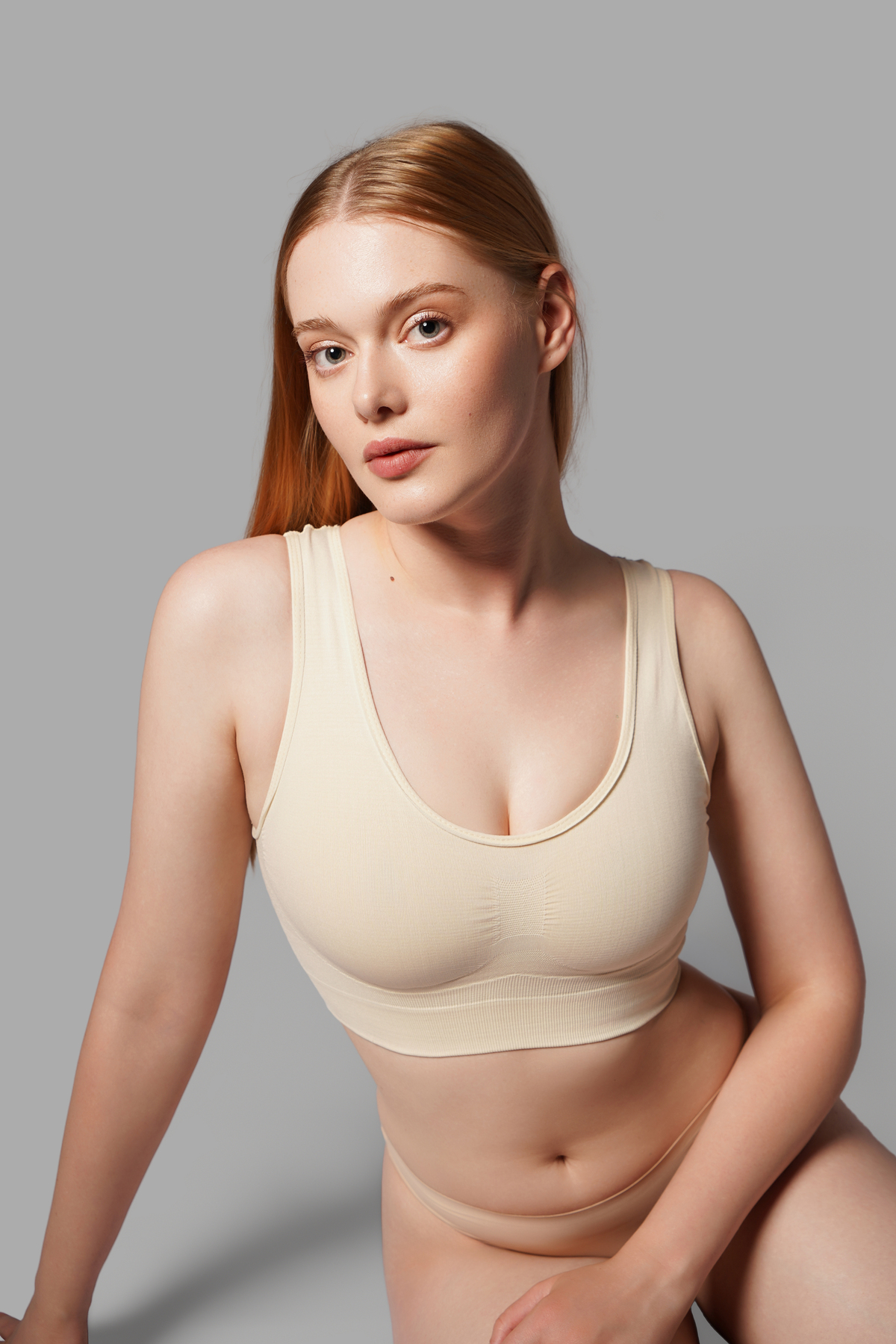 FİT WOMEN TOPARLAYAN İNCELTEN Kalın Askılı Pedsiz Büstiyer KORSESİ SEAMLESS 5050 görsel 4
