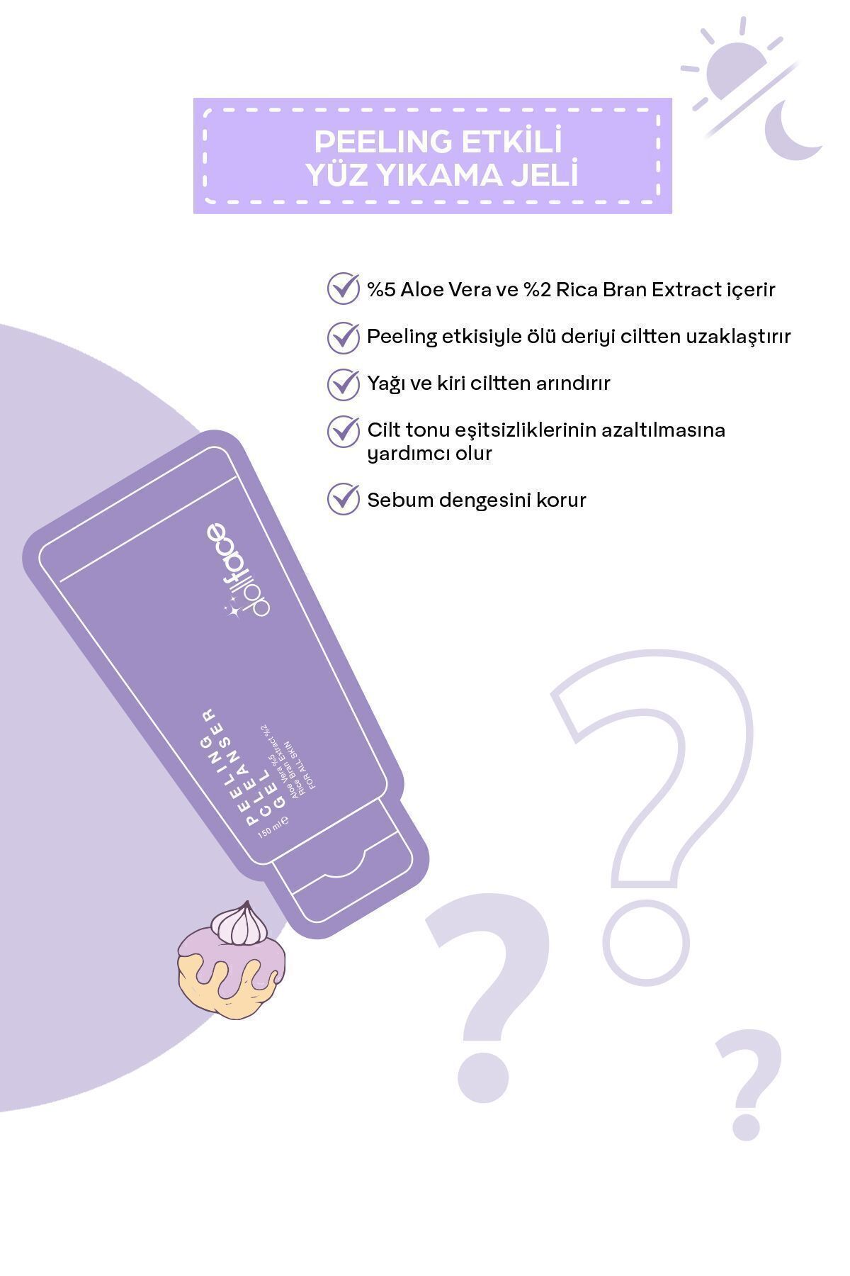Peeling Etkili Yüz Yıkama Jeli — 003 — تصویر 4 از 4