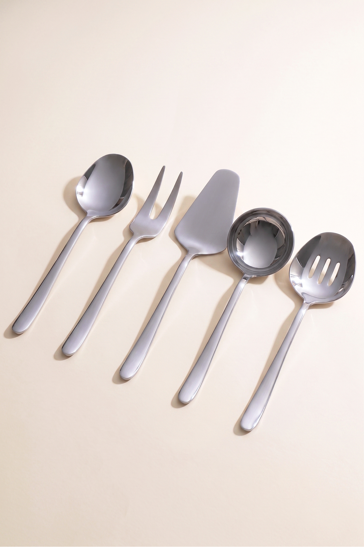 Vision 5-Piece Stainless Steel 18/10 Sauce Scoop Service Set